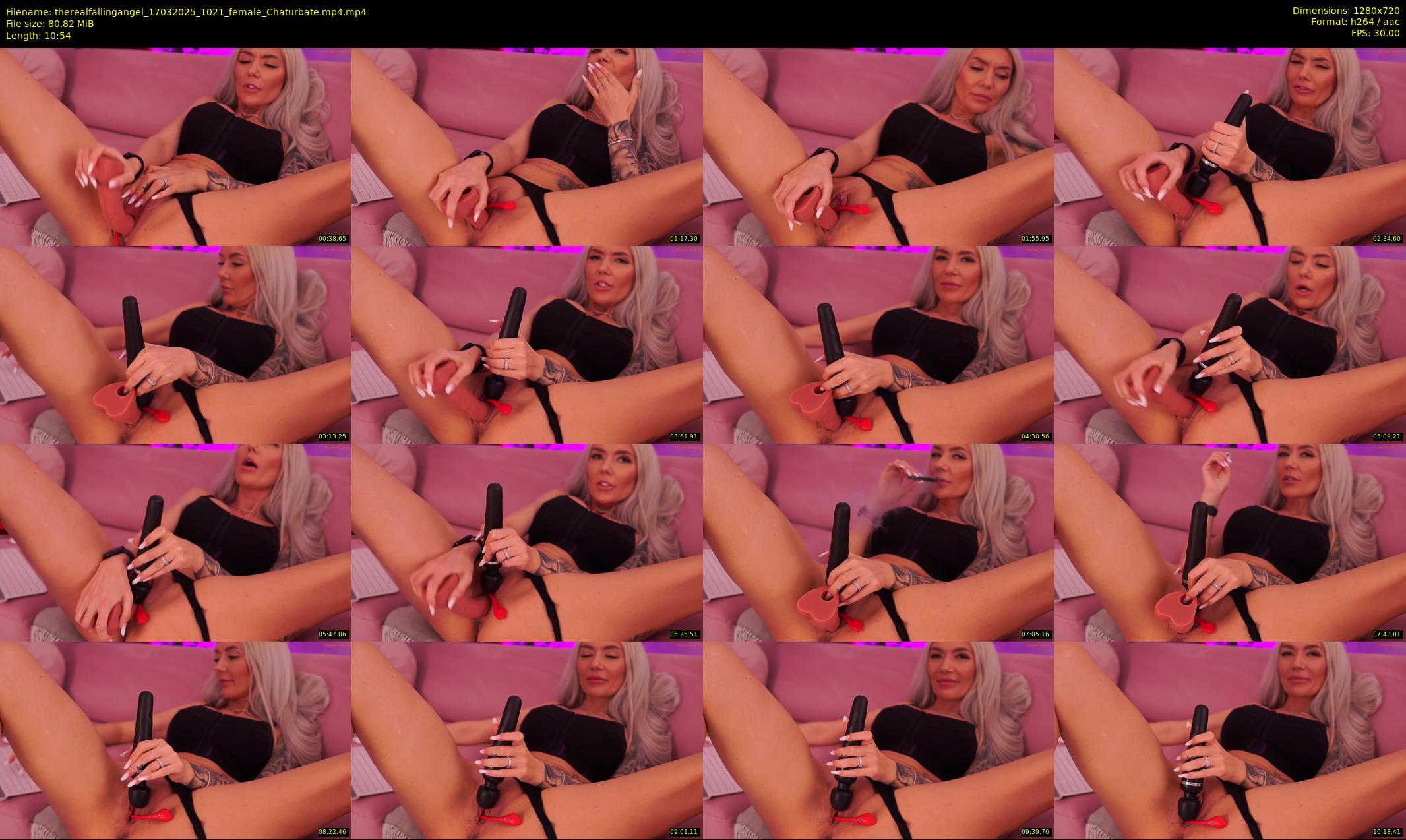 therealfallingangel — 11 minute Chaturbate female cam show recording, 720p, Mar 17, 2025