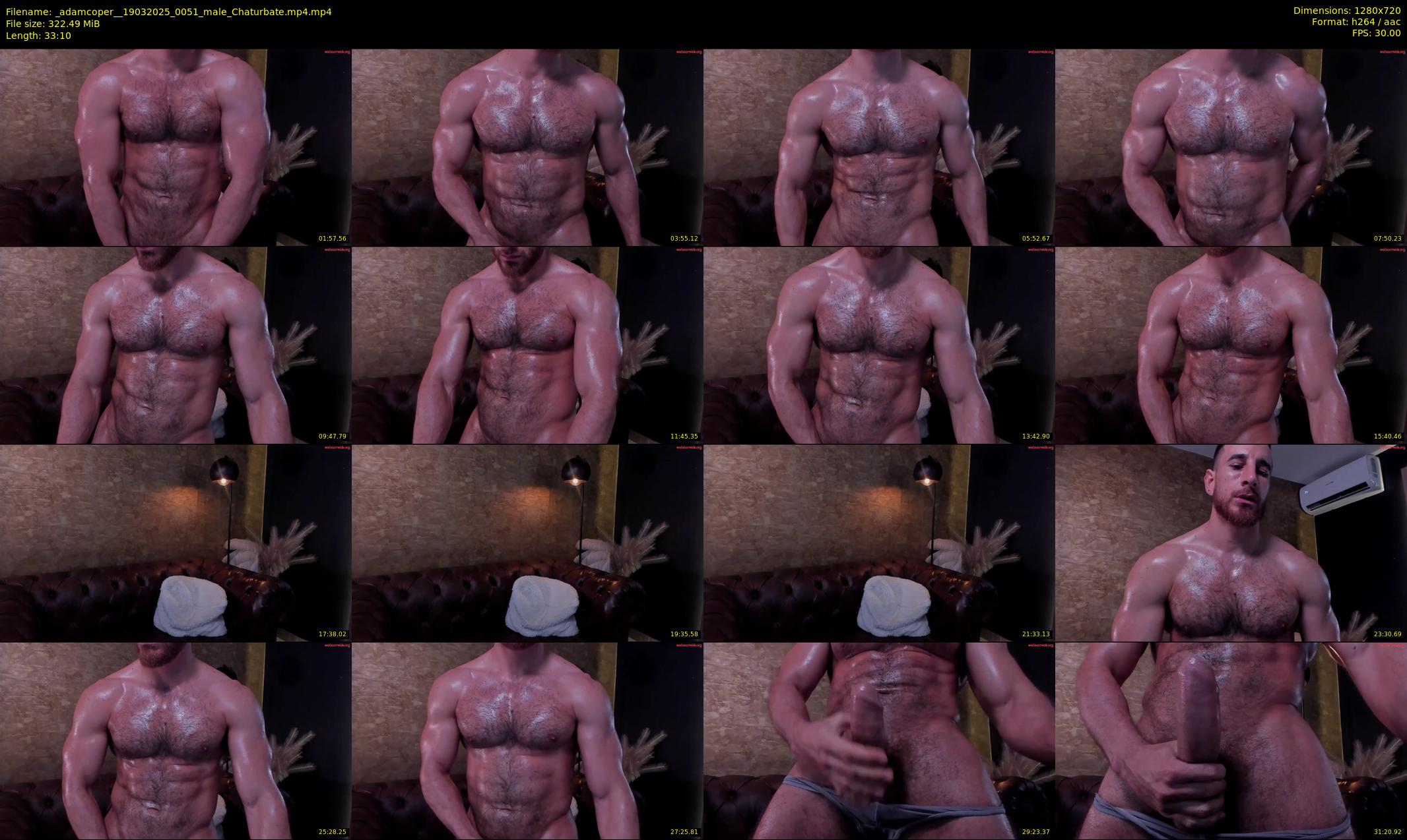 _adamcoper_ — 34 minute Chaturbate male cam show recording, 720p, Mar 19, 2025