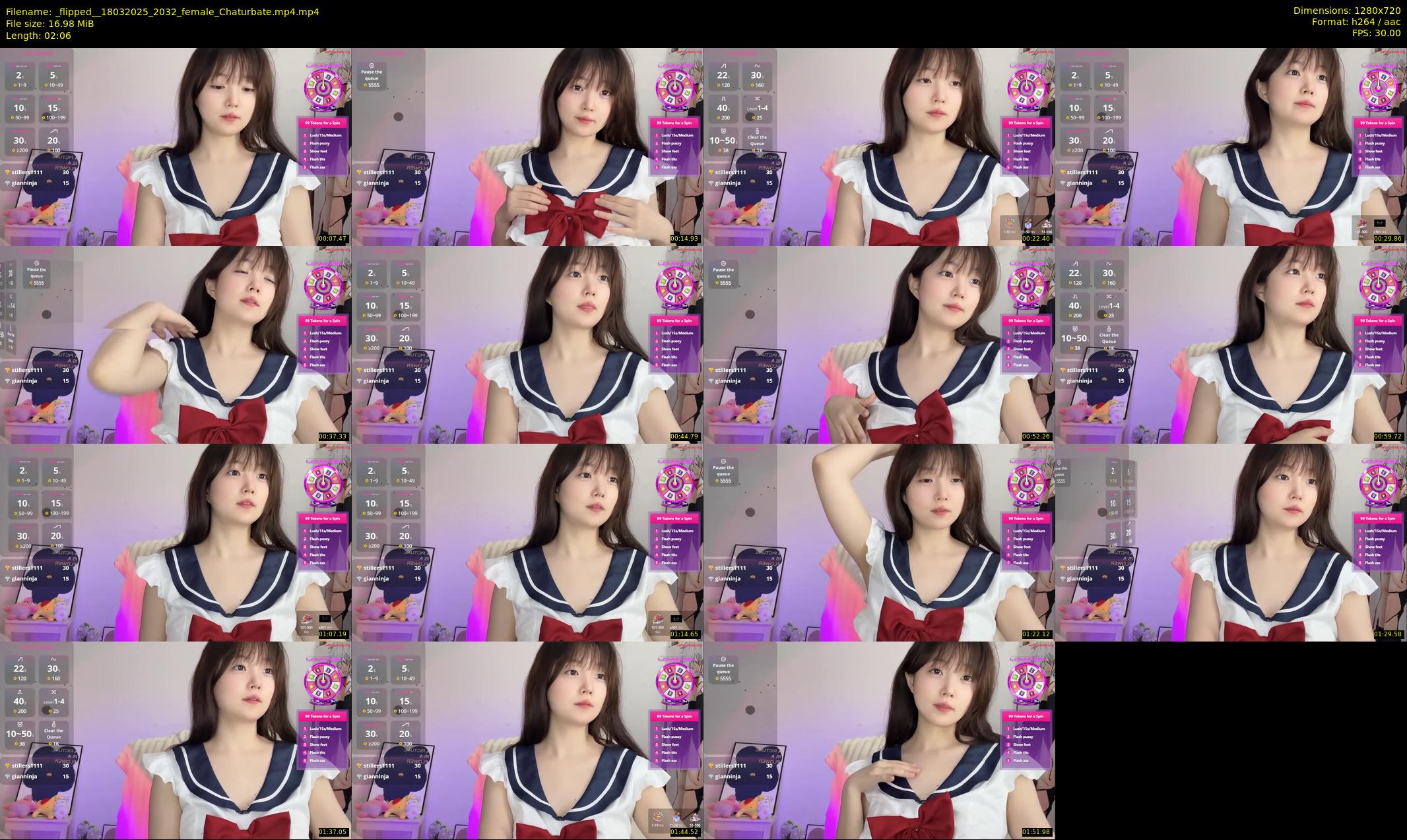 _flipped_ — 3 minute Chaturbate female cam show recording, 720p, Mar 18, 2025