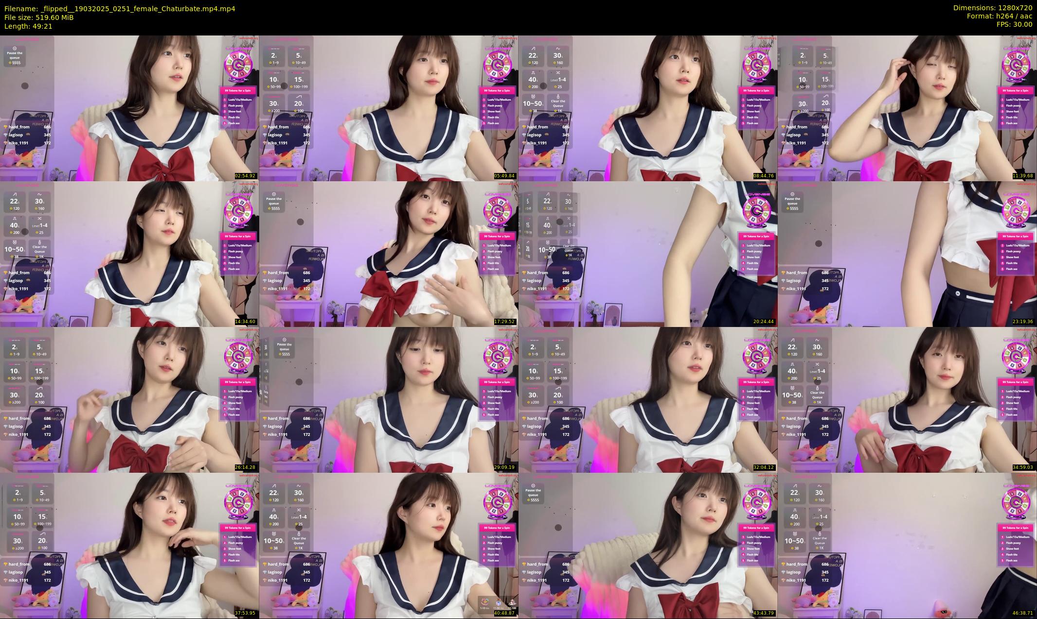 _flipped_ — 50 minute Chaturbate female cam show recording, 720p, Mar 19, 2025