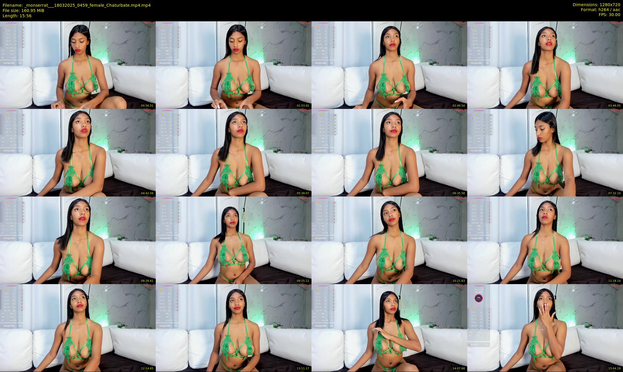 _monserrat__ — 16 minute Chaturbate female cam show recording, 720p, Mar 18, 2025