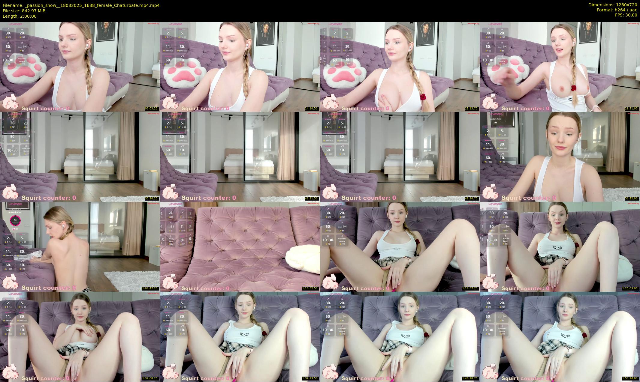 _passion_show_ — 120 minute Chaturbate couple cam show recording, 720p, Mar 18, 2025