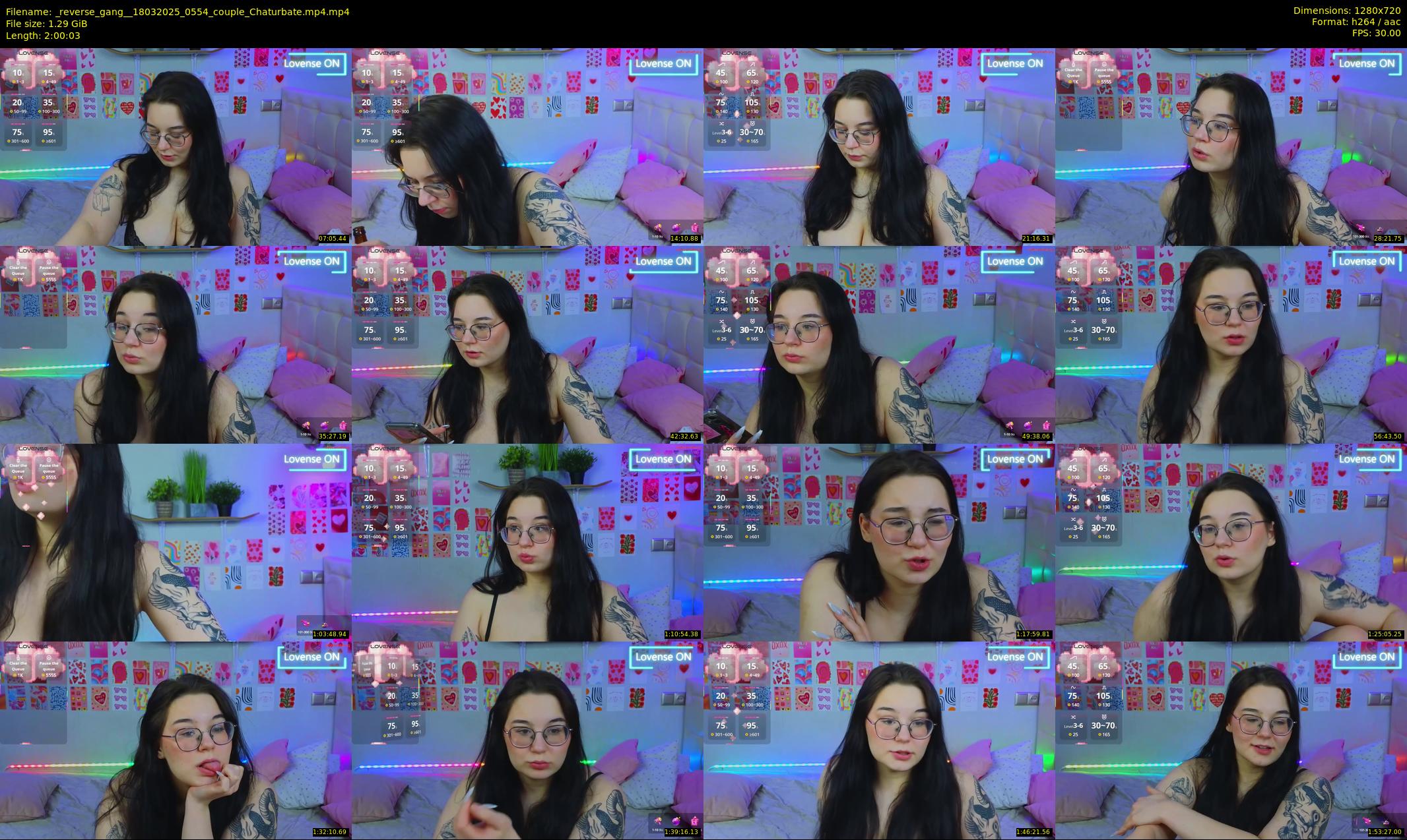 _reverse_gang_ — 121 minute Chaturbate couple cam show recording, 720p, Mar 18, 2025