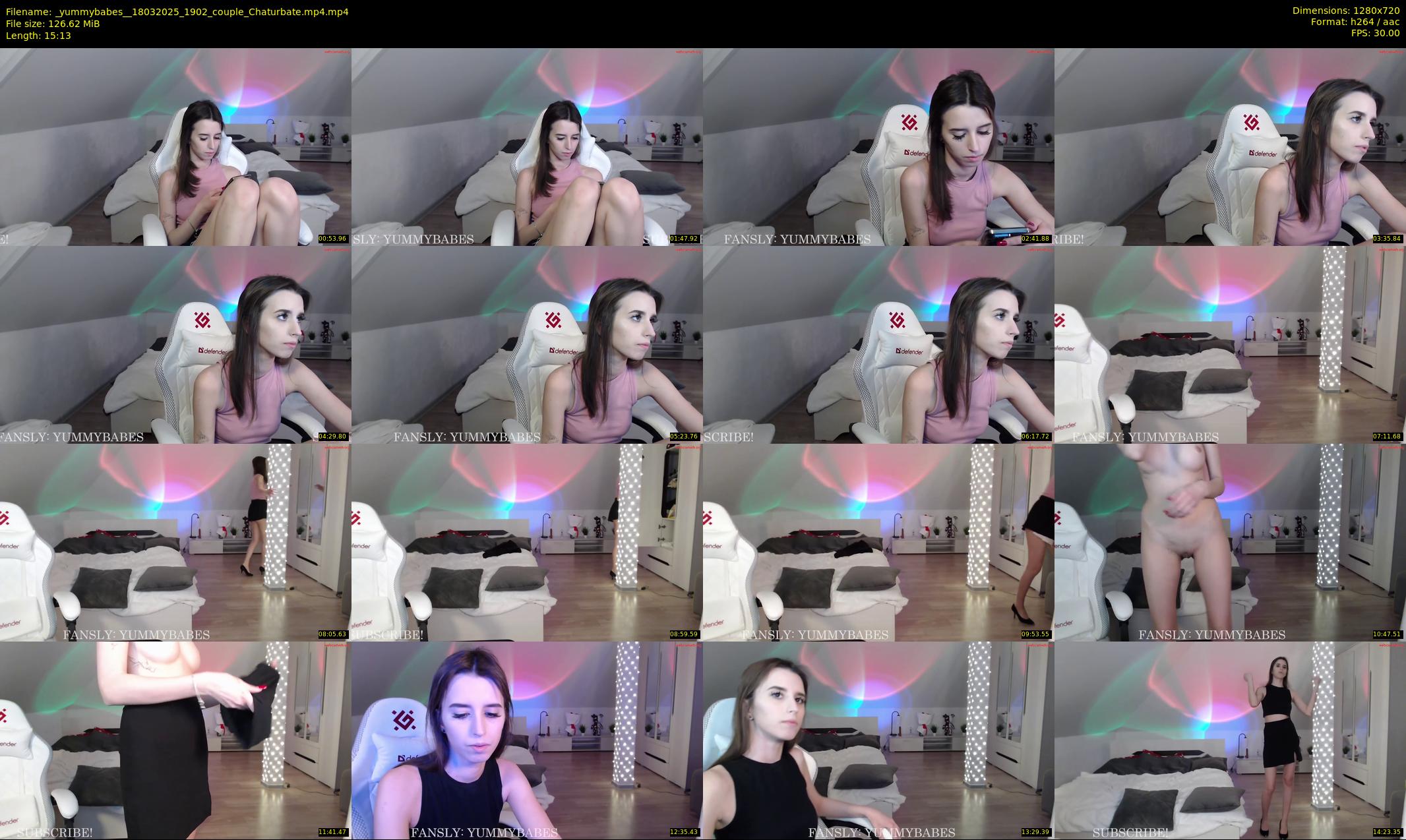 _yummybabes_ — 16 minute Chaturbate couple cam show recording, 720p, Mar 18, 2025