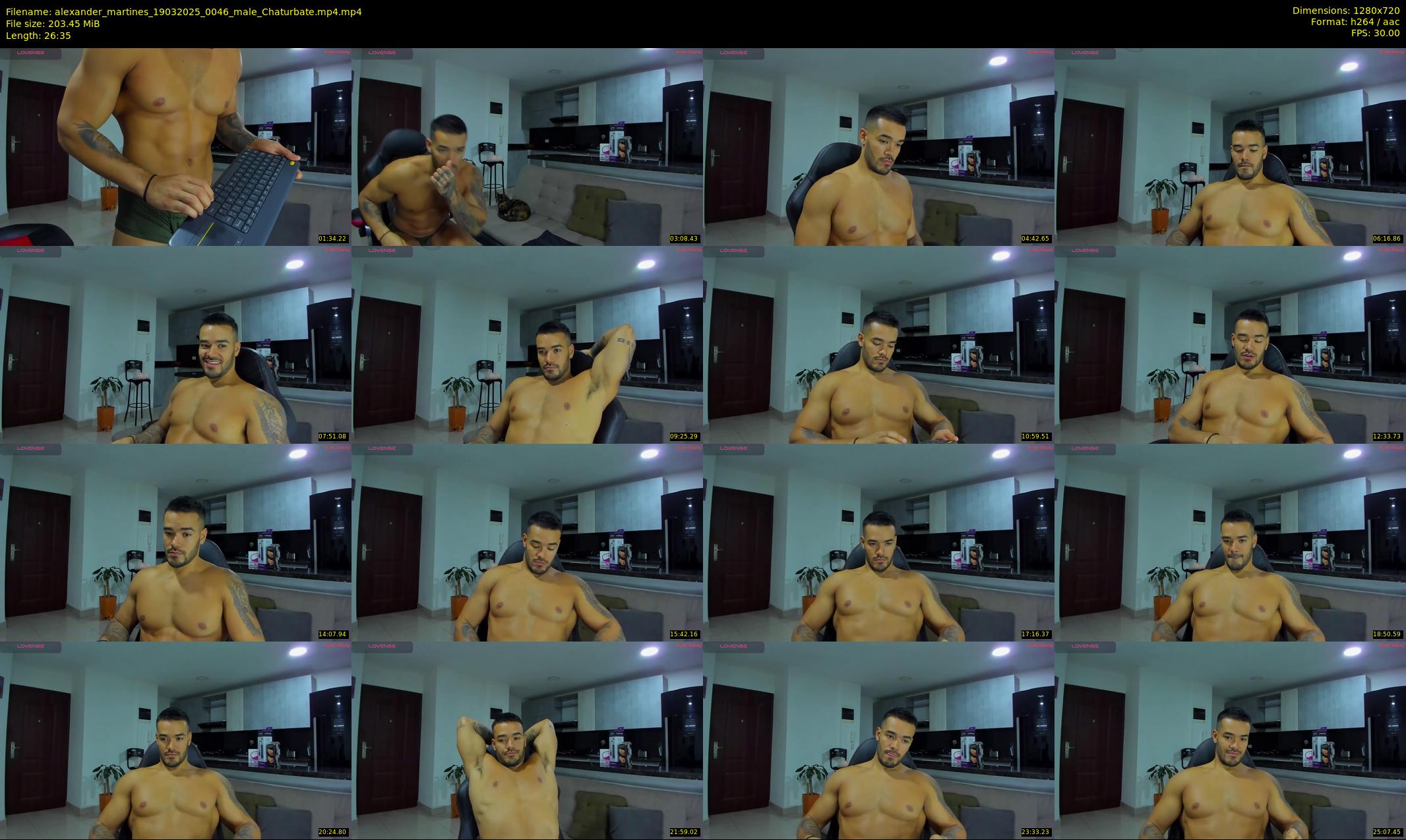 alexander_martines — 27 minute Chaturbate male cam show recording, 720p, Mar 19, 2025