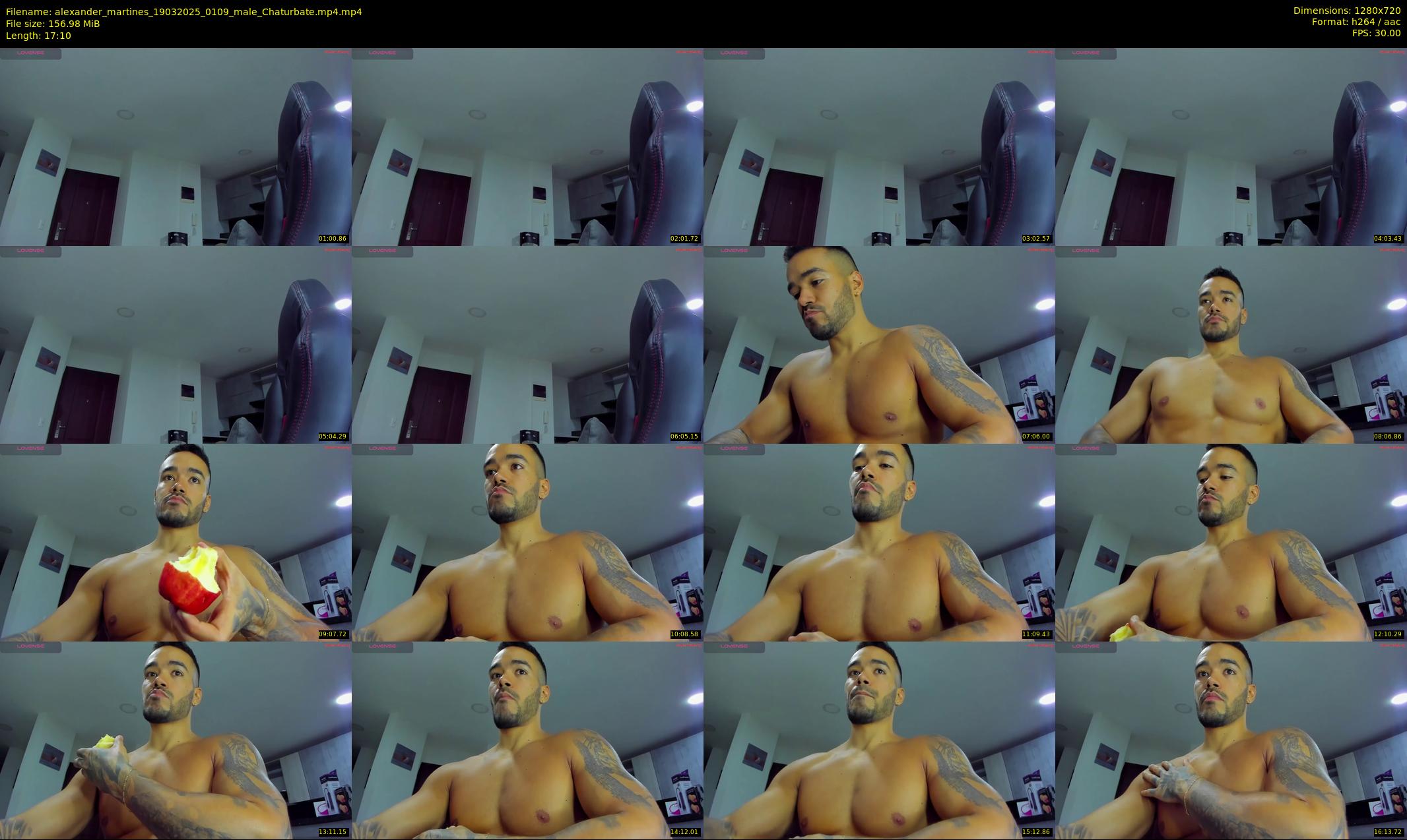 alexander_martines — 18 minute Chaturbate male cam show recording, 720p, Mar 19, 2025