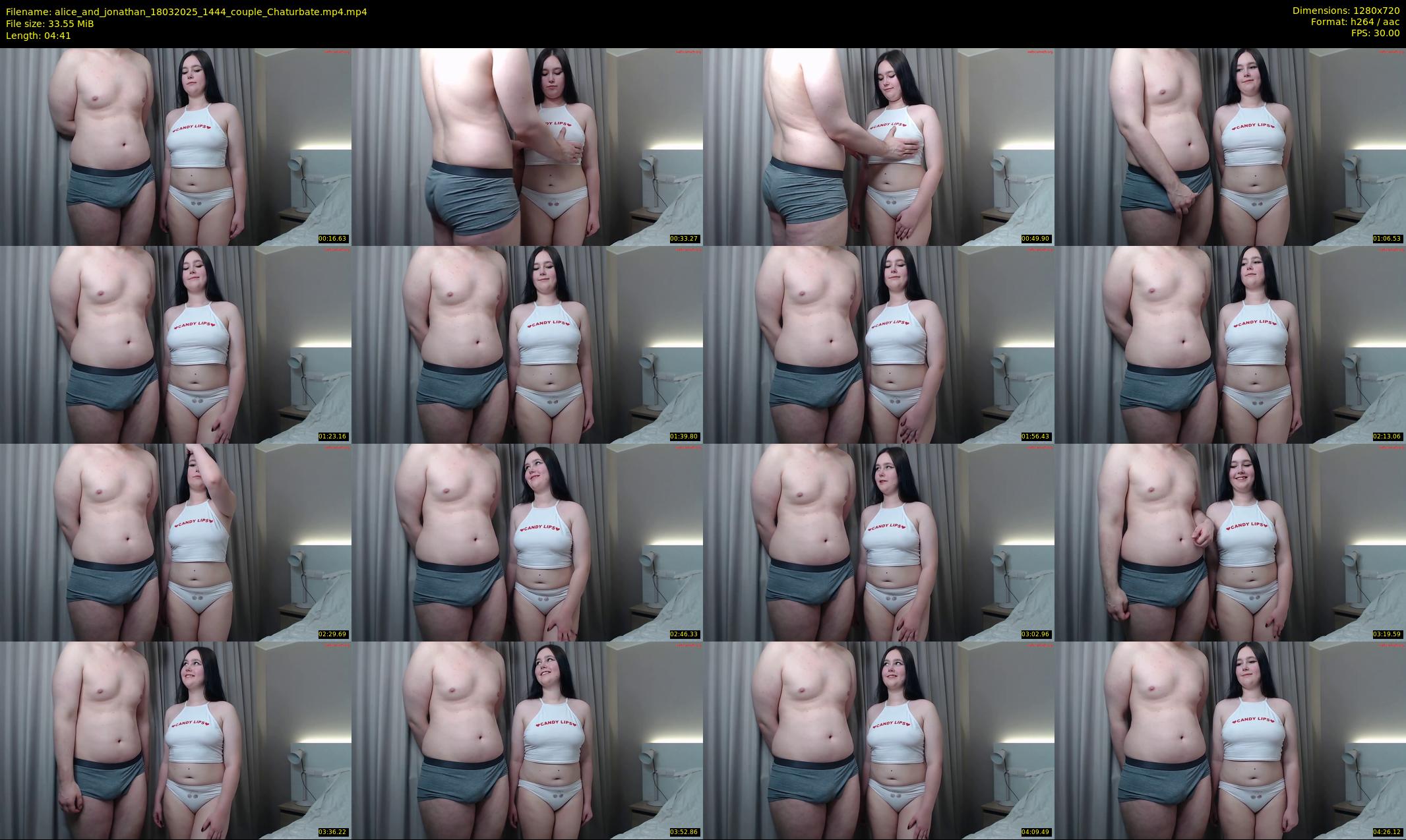 alice_and_jonathan — 5 minute Chaturbate couple cam show recording, 720p, Mar 18, 2025