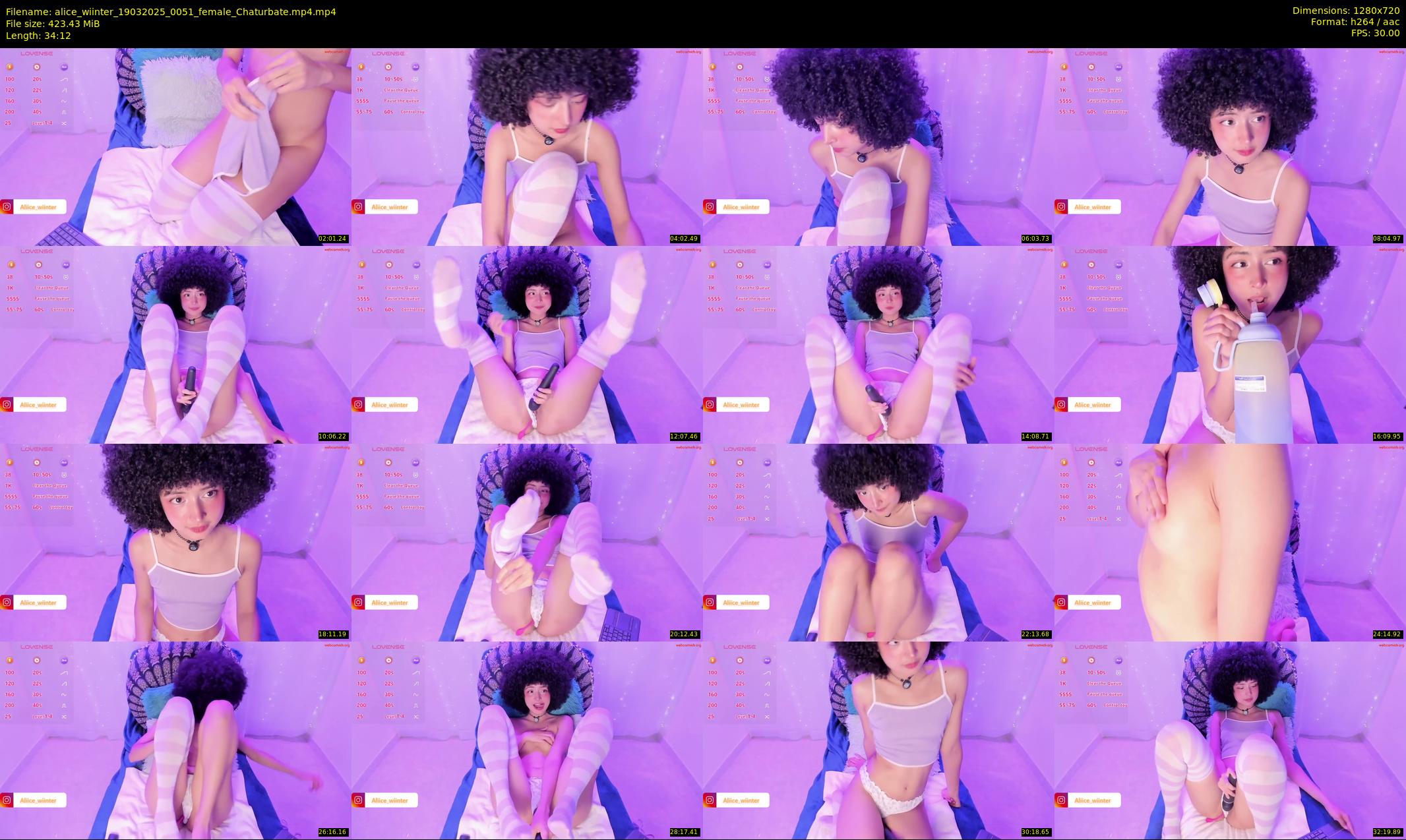 alice_wiinter — 35 minute Chaturbate female cam show recording, 720p, Mar 19, 2025