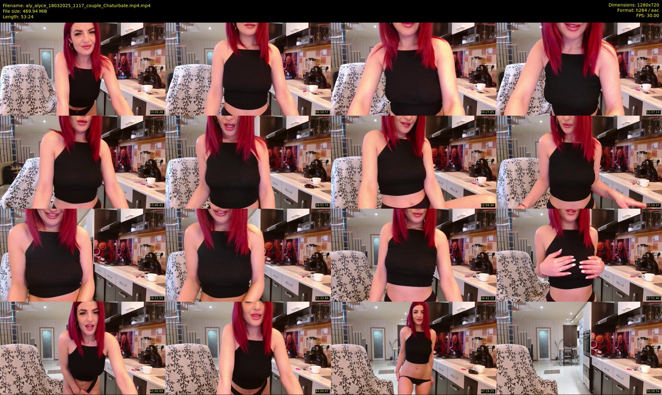aly_alyce — 54 minute Chaturbate female cam show recording, 720p, Mar 18, 2025