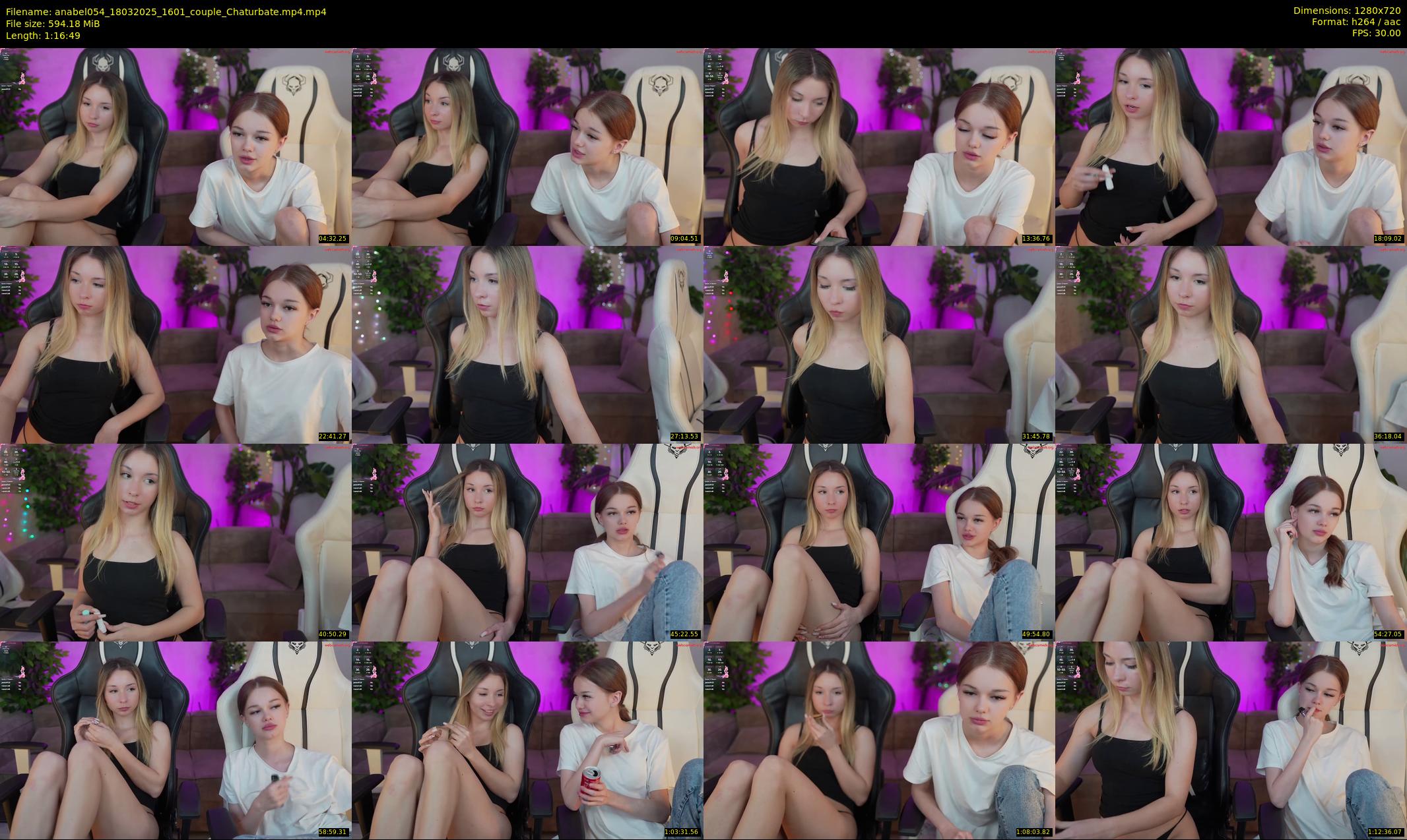 anabel054 — 77 minute Chaturbate female cam show recording, 720p, Mar 18, 2025