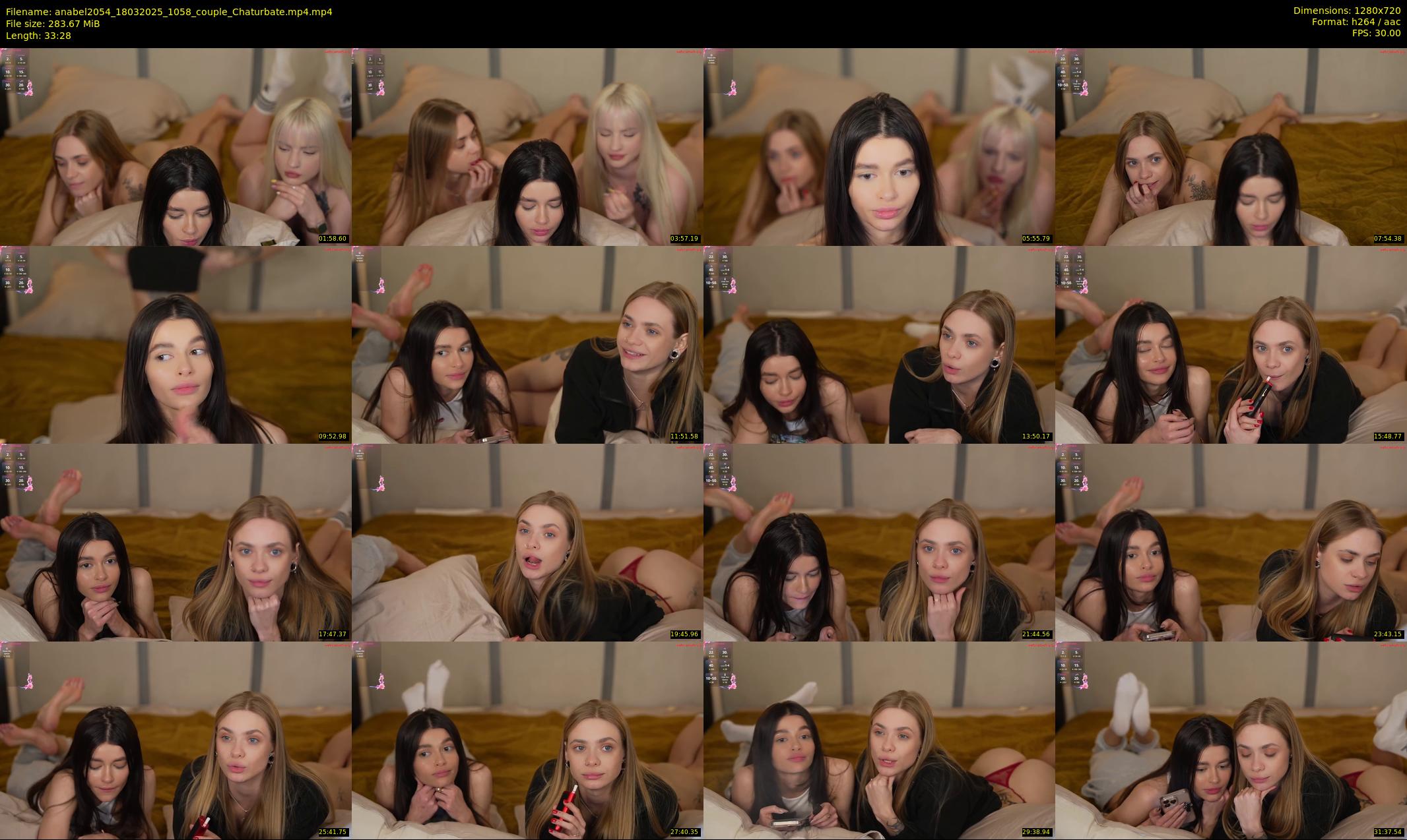 anabel2054 — 34 minute Chaturbate female cam show recording, 720p, Mar 18, 2025