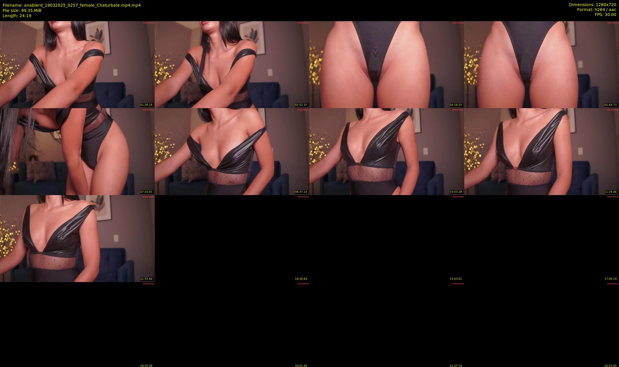 anablerd — 25 minute Chaturbate female cam show recording, 720p, Mar 19, 2025