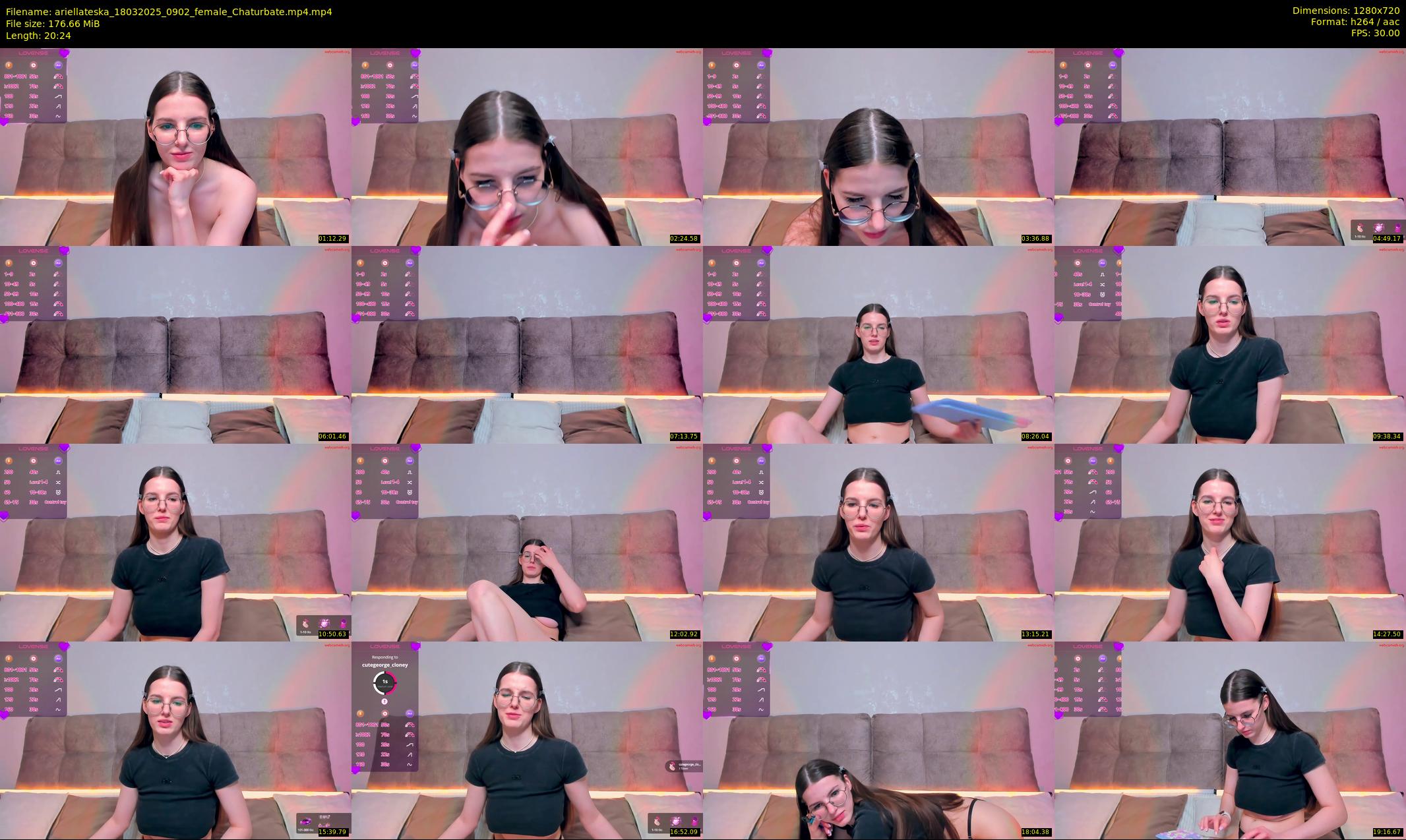 ariellateska — 21 minute Chaturbate female cam show recording, 720p, Mar 18, 2025