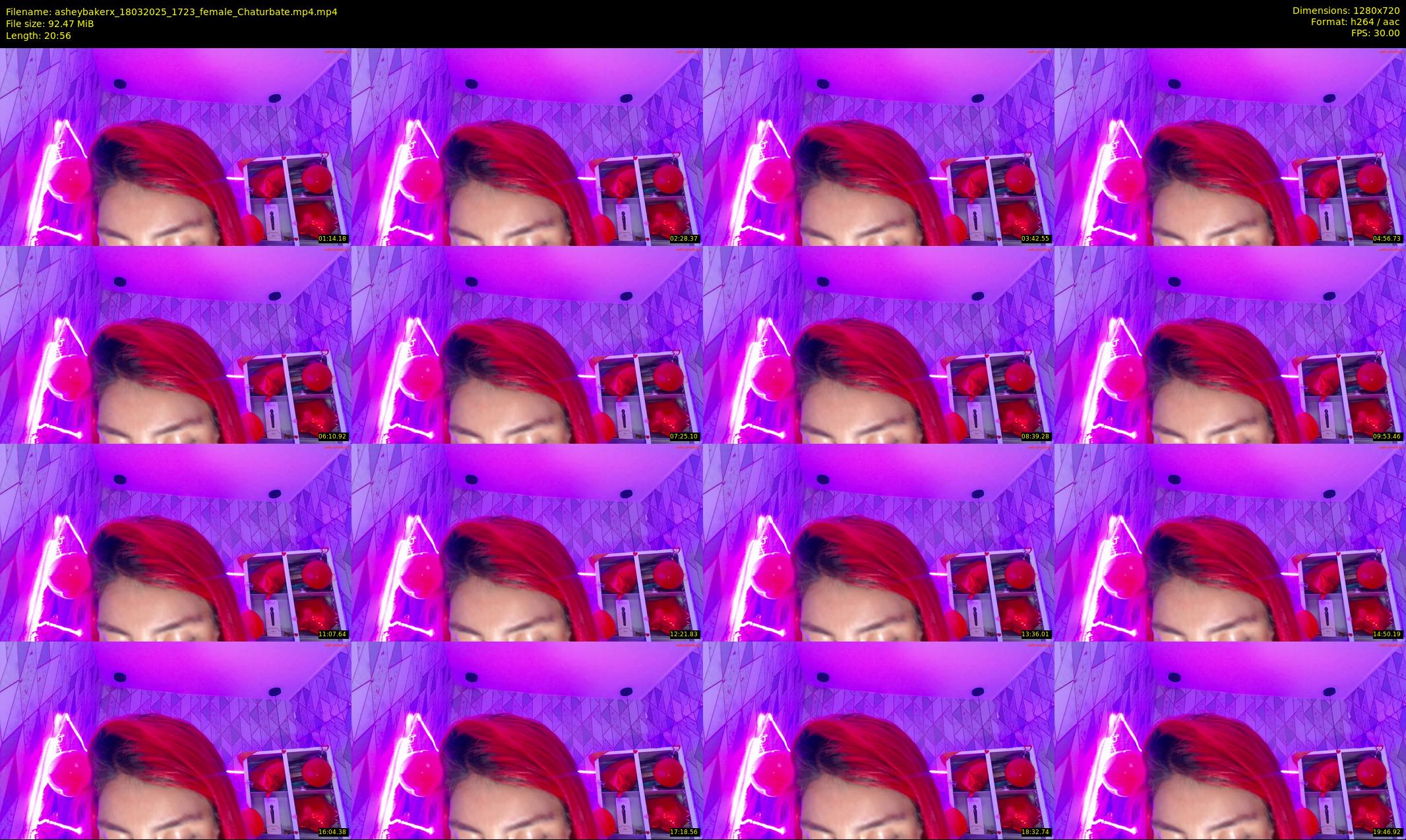 asheybakerx — 21 minute Chaturbate female cam show recording, 720p, Mar 18, 2025