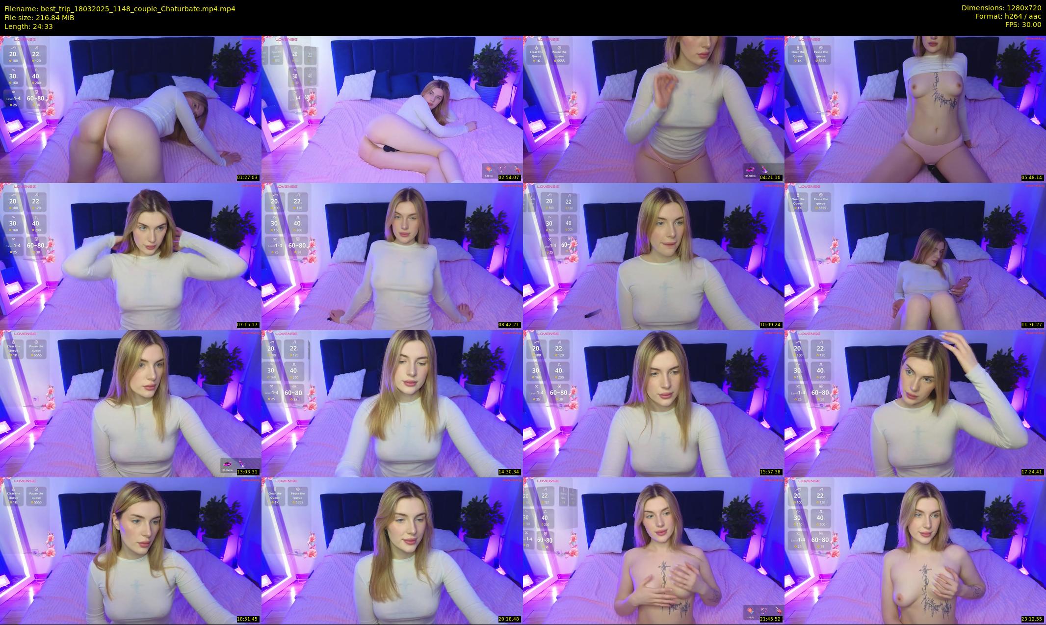 best_trip — 25 minute Chaturbate couple cam show recording, 720p, Mar 18, 2025
