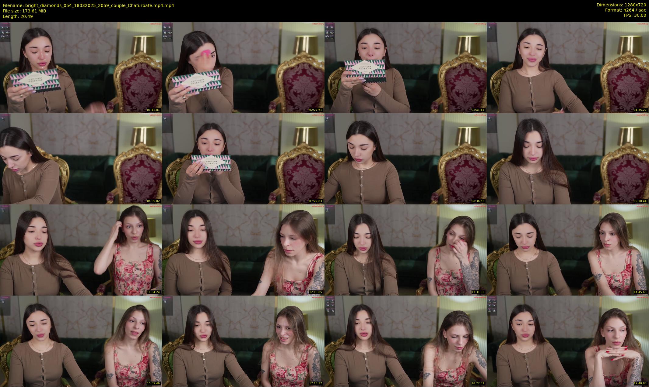 bright_diamonds_054 — 21 minute Chaturbate couple cam show recording, 720p, Mar 18, 2025