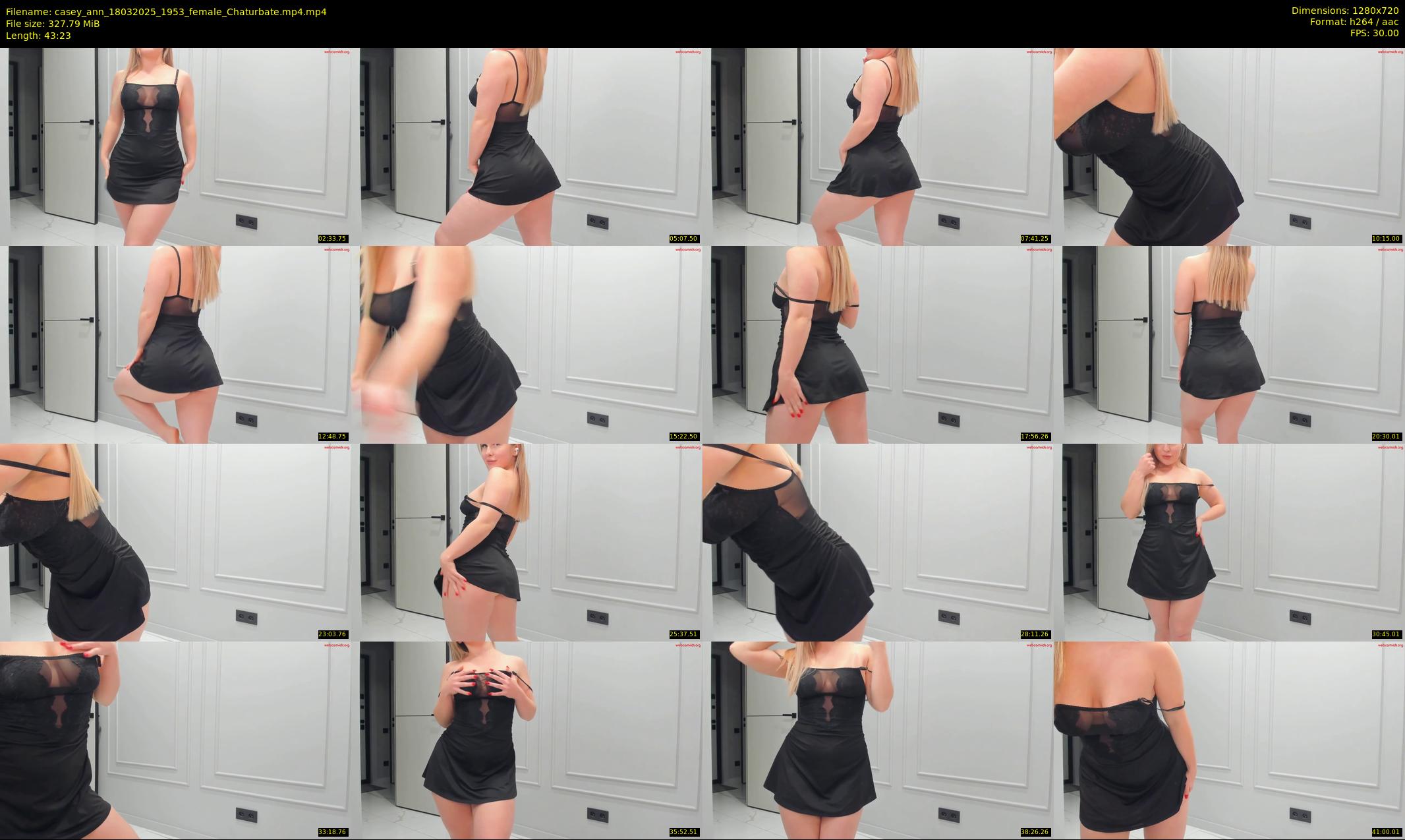 casey_ann — 44 minute Chaturbate female cam show recording, 720p, Mar 18, 2025