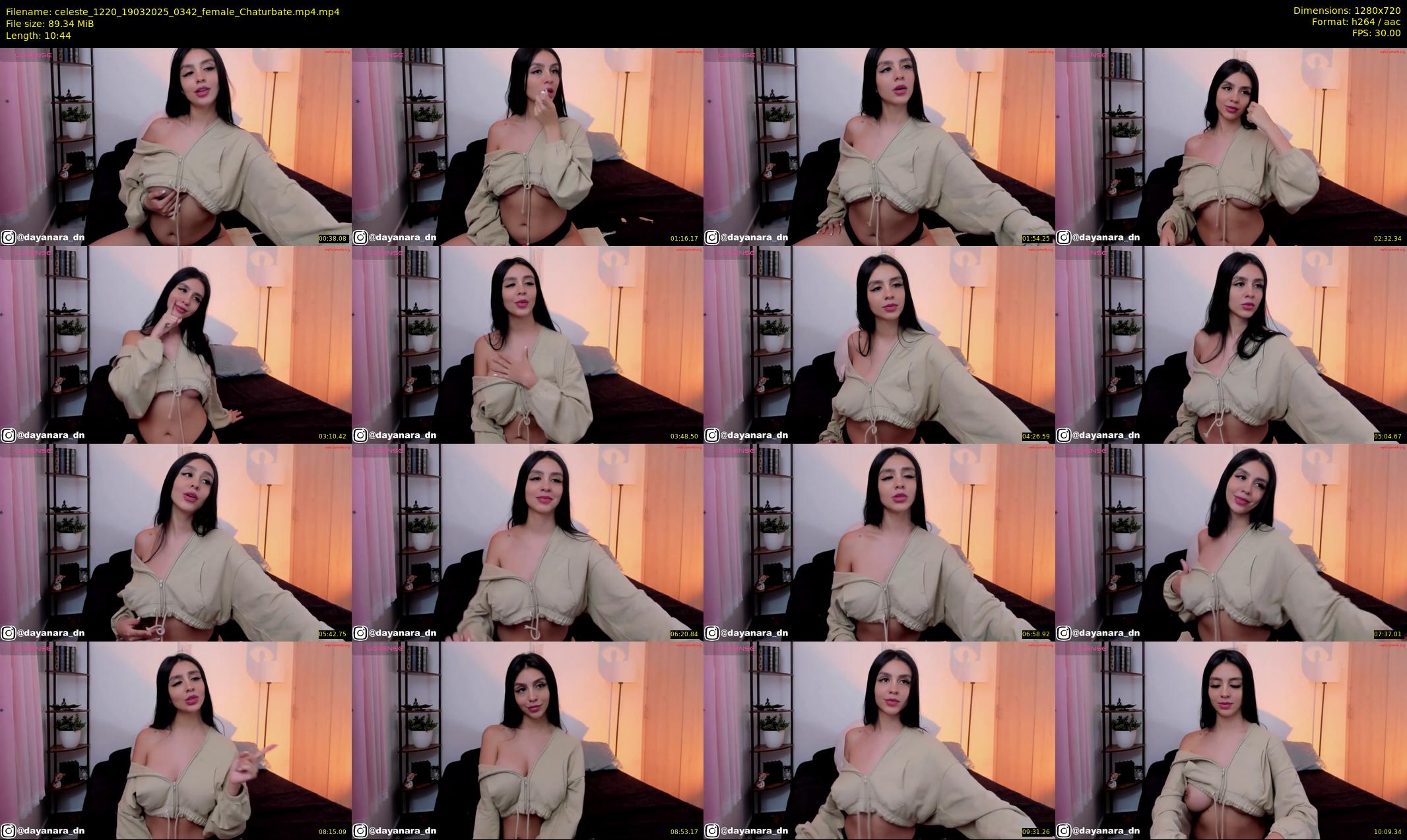 celeste_1220 — 11 minute Chaturbate female cam show recording, 720p, Mar 19, 2025