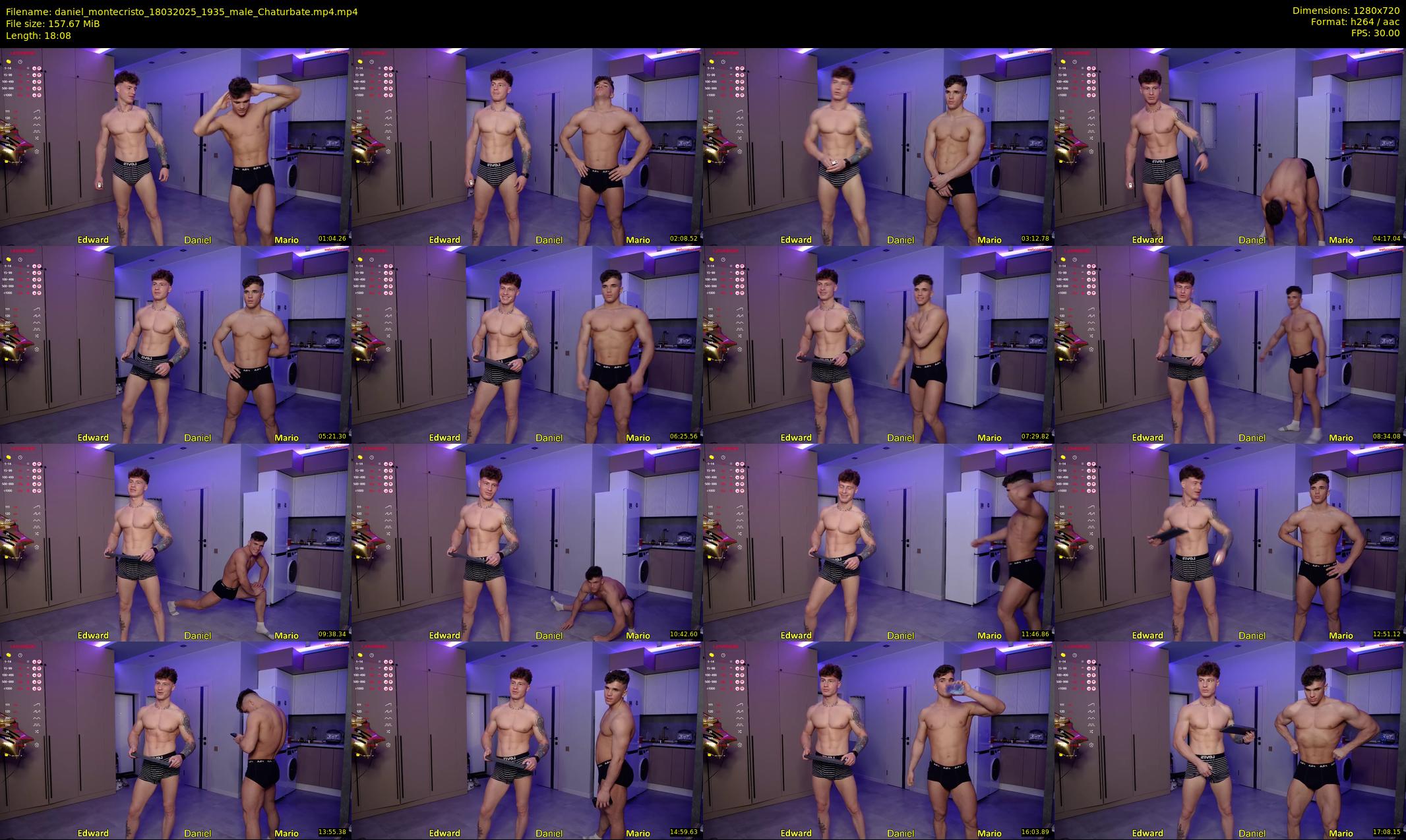 daniel_montecristo — 19 minute Chaturbate male cam show recording, 720p, Mar 18, 2025