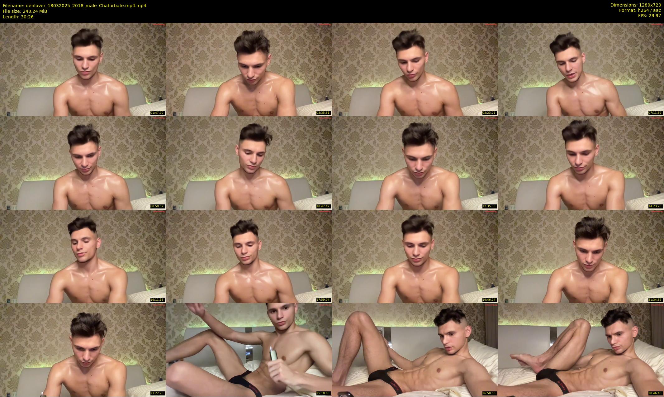 denlover — 31 minute Chaturbate male cam show recording, 720p, Mar 18, 2025