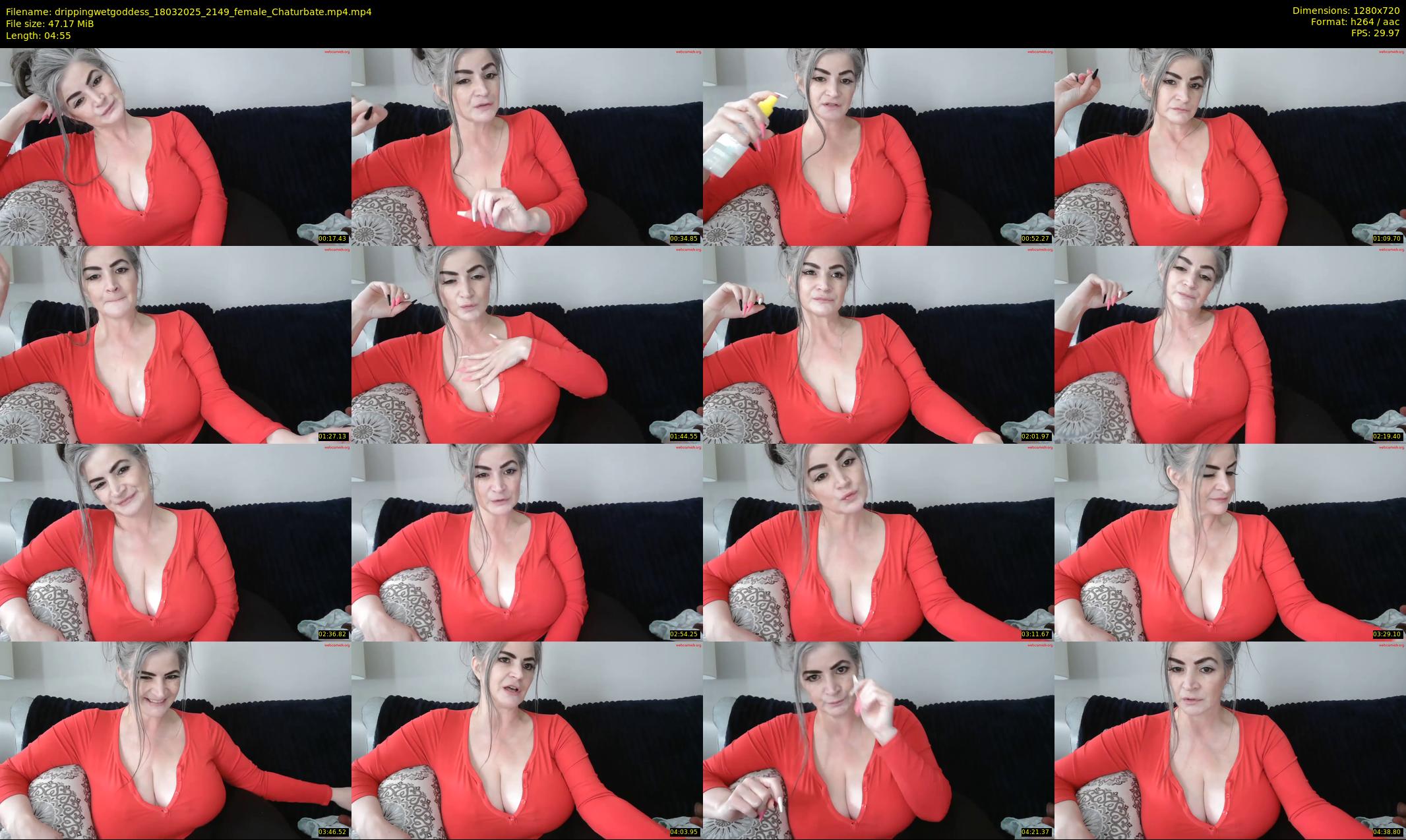 drippingwetgoddess — 5 minute Chaturbate female cam show recording, 720p, Mar 18, 2025
