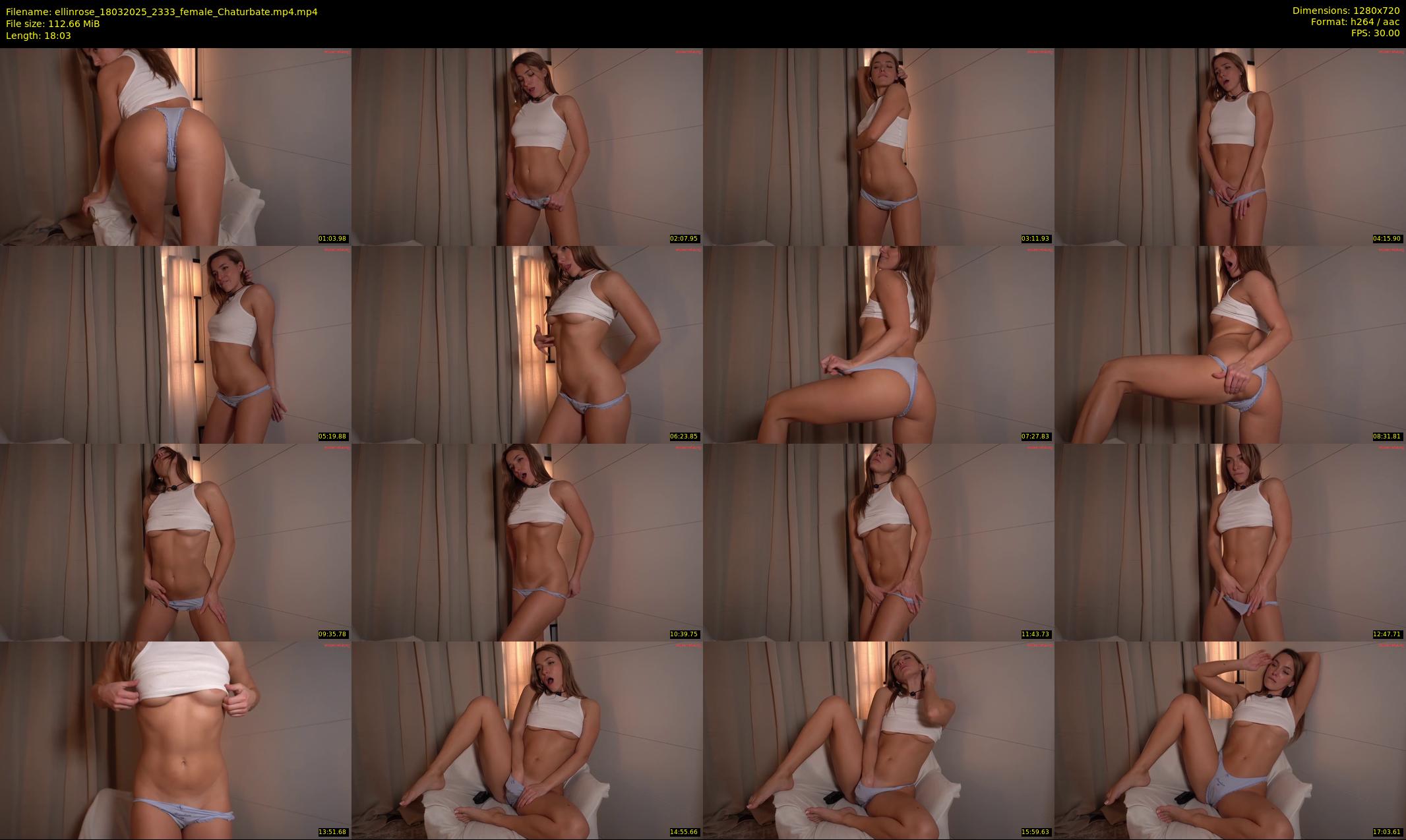 ellinrose — 19 minute Chaturbate female cam show recording, 720p, Mar 18, 2025