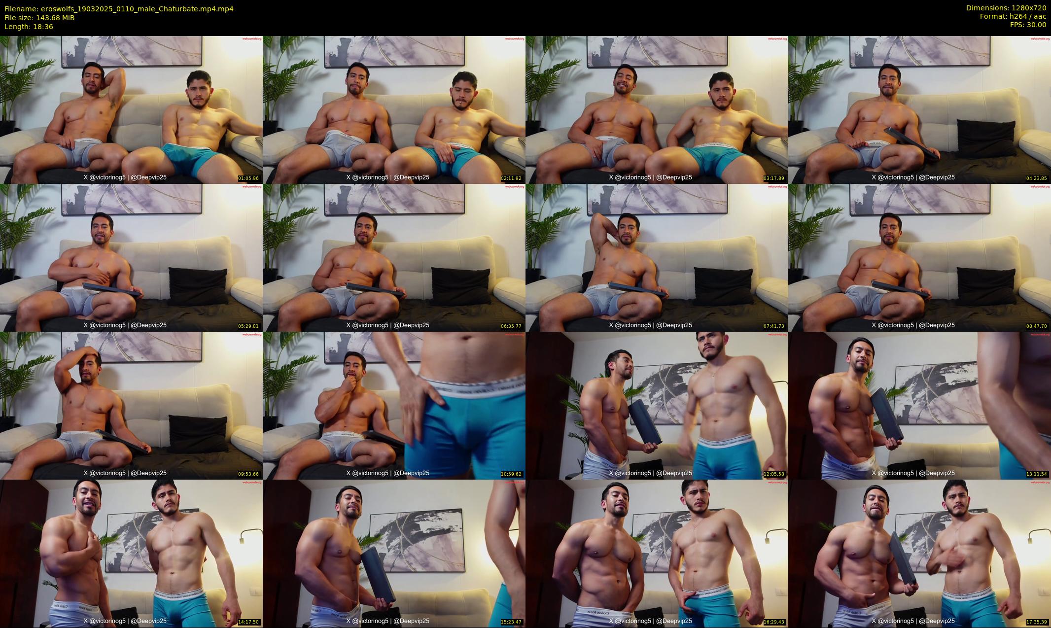 eroswolfs — 19 minute Chaturbate male cam show recording, 720p, Mar 19, 2025