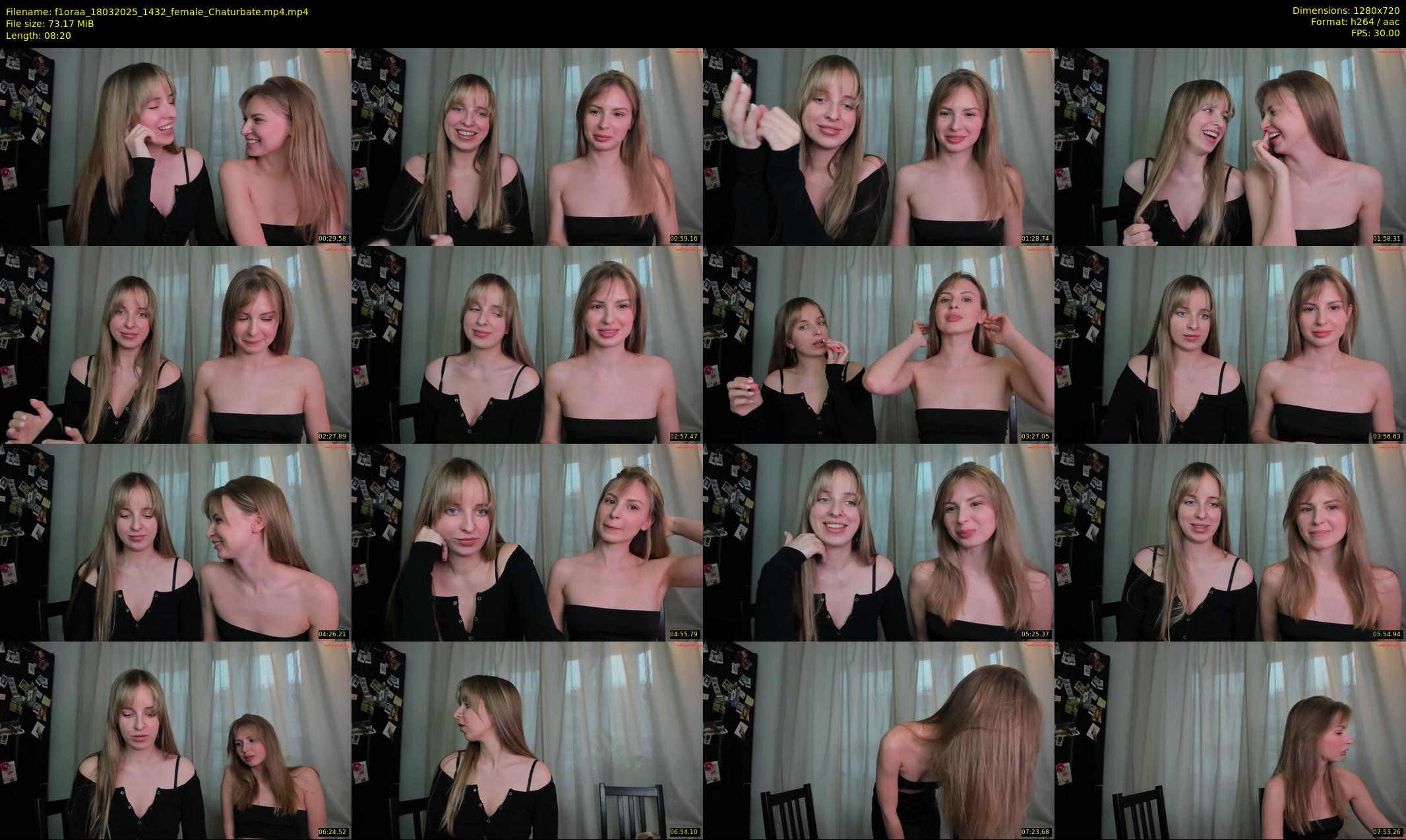 f1oraa — 9 minute Chaturbate female cam show recording, 720p, Mar 18, 2025