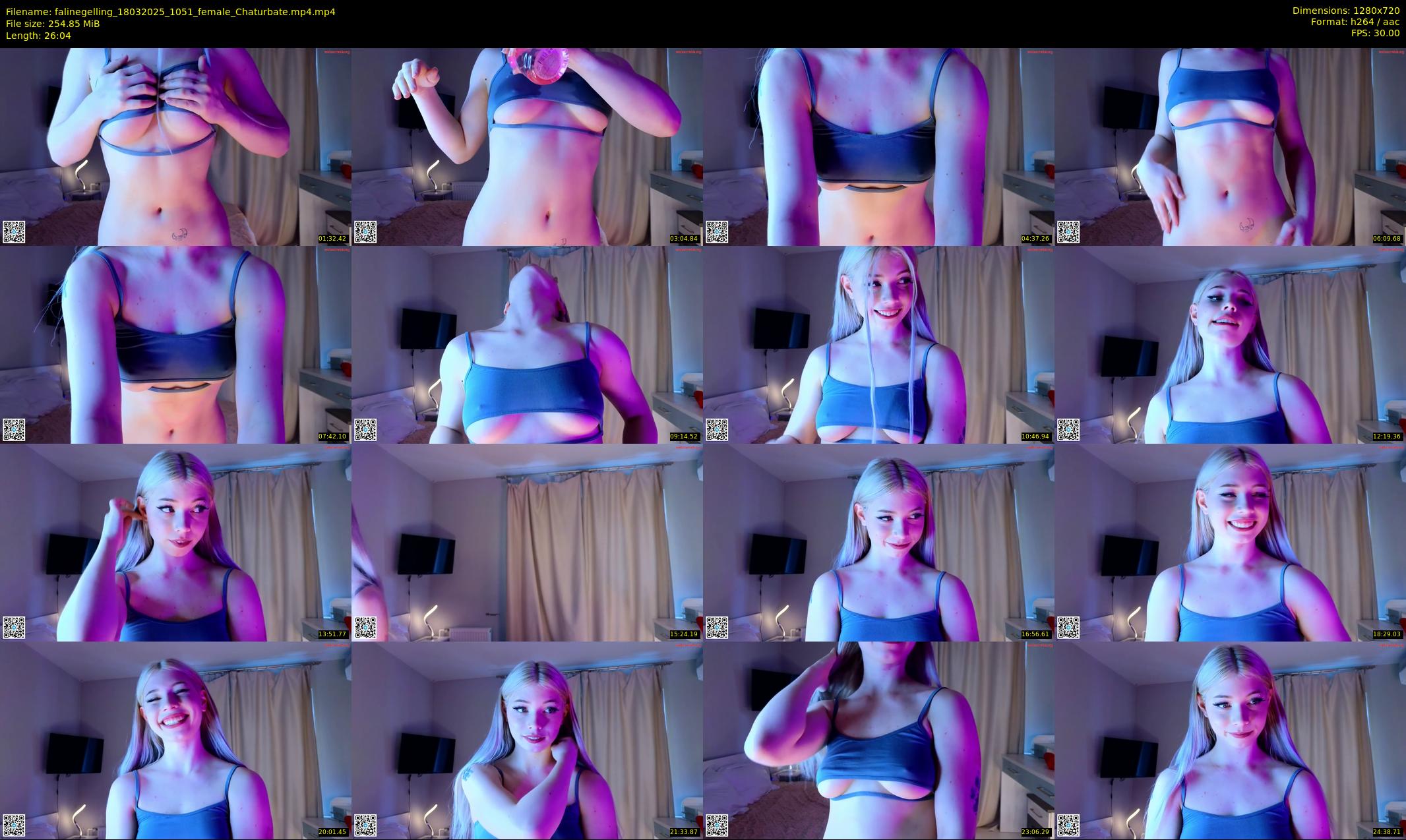 falinegelling — 27 minute Chaturbate female cam show recording, 720p, Mar 18, 2025