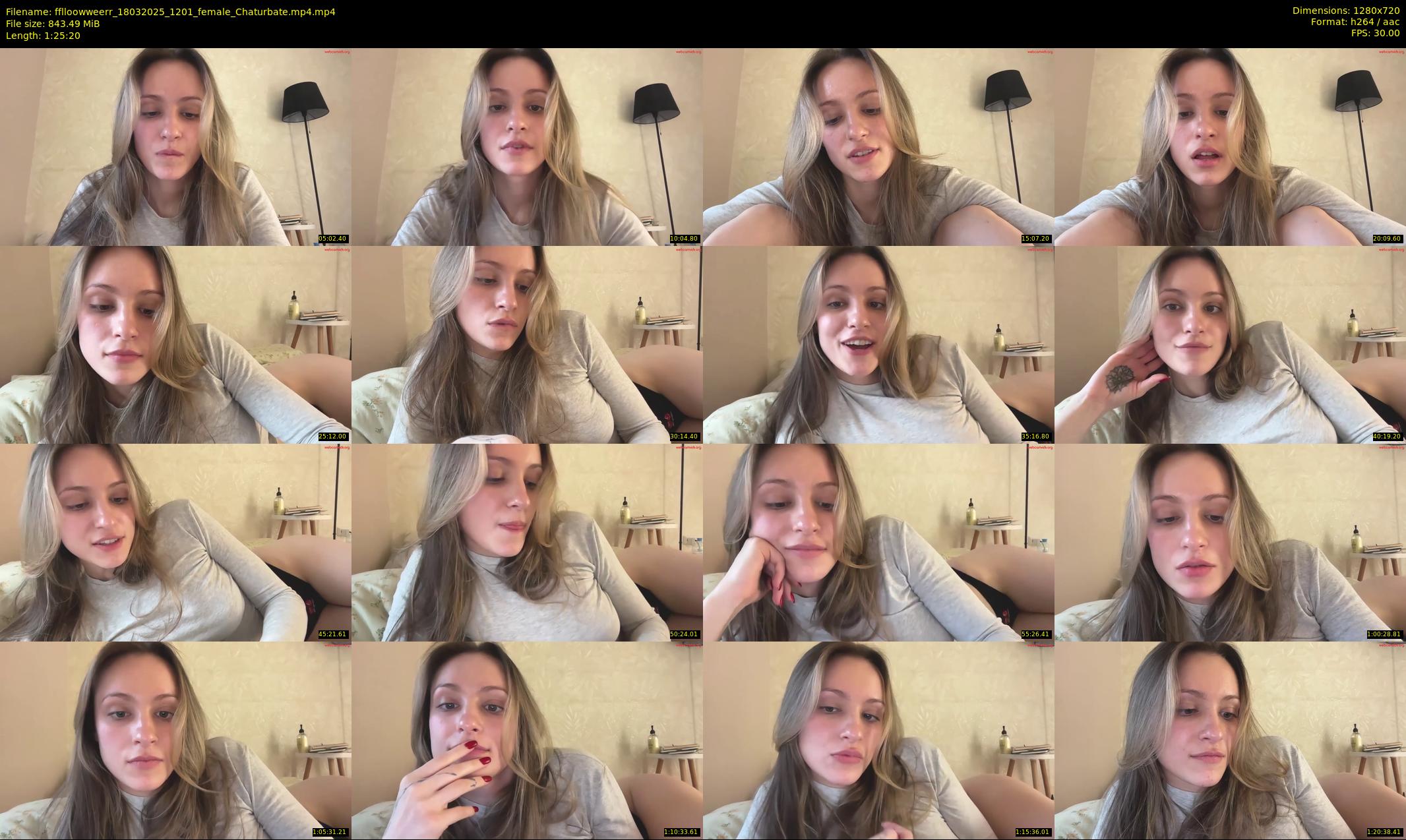 fflloowweerr — 86 minute Chaturbate couple cam show recording, 720p, Mar 18, 2025