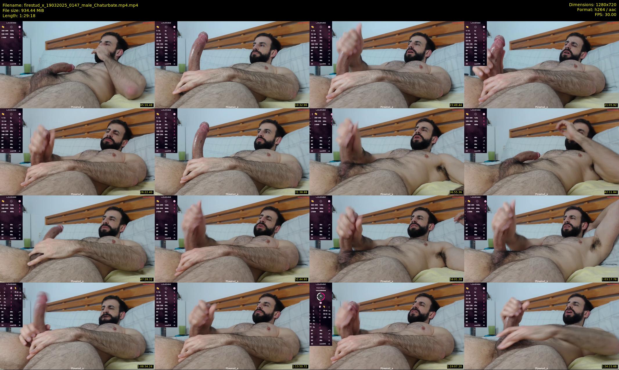 firestud_x — 90 minute Chaturbate male cam show recording, 720p, Mar 19, 2025