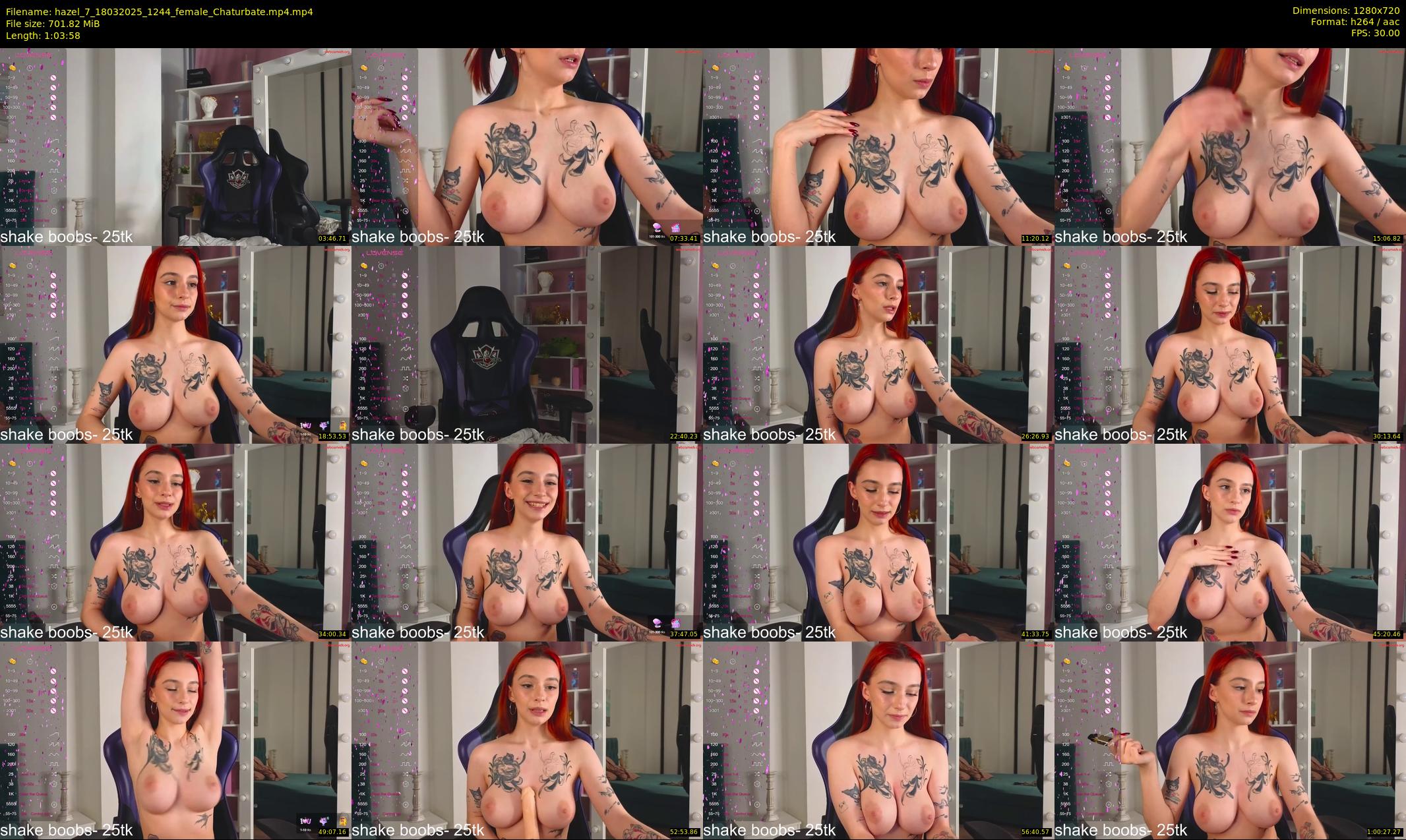 hazel_7 — 64 minute Chaturbate female cam show recording, 720p, Mar 18, 2025