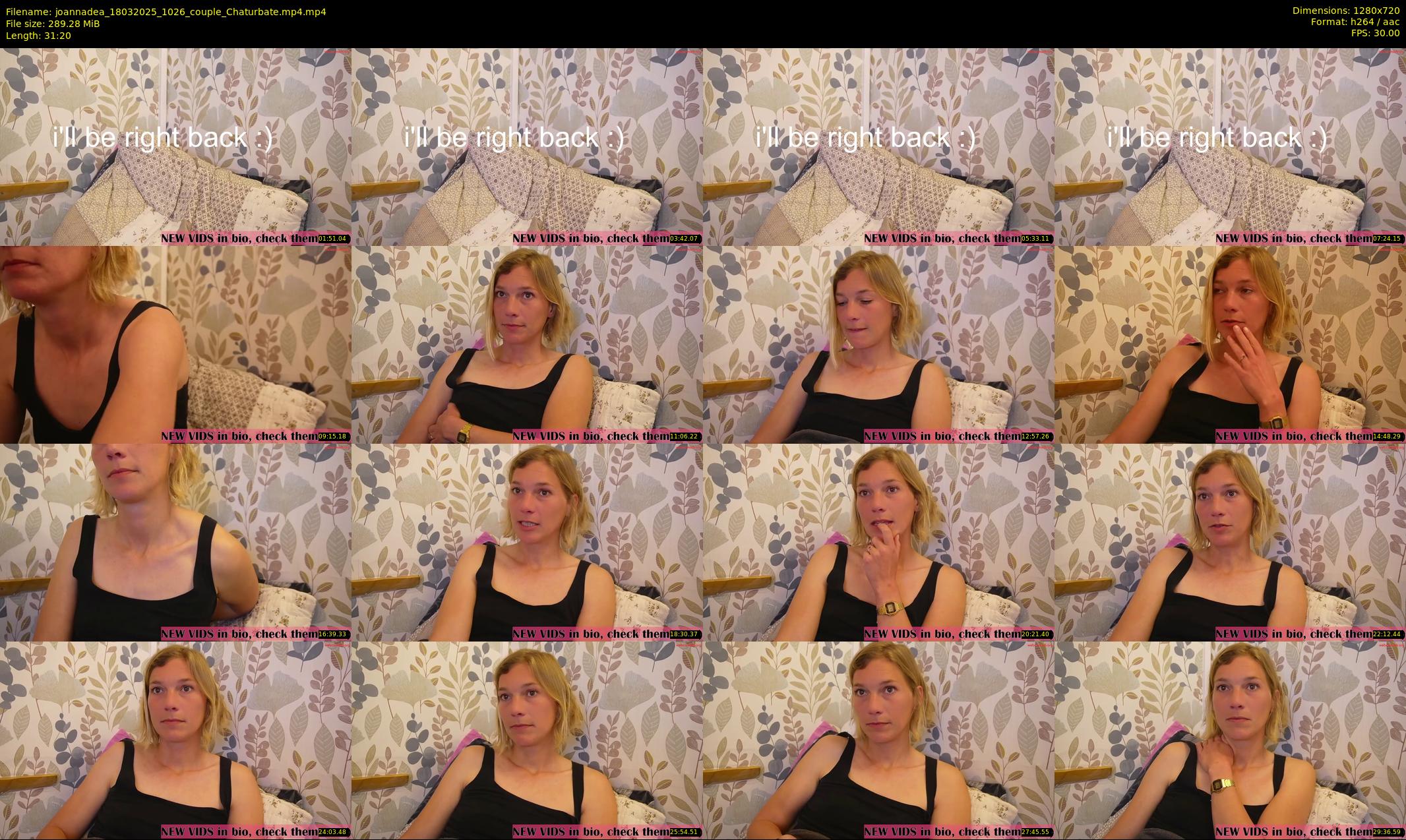joannadea — 32 minute Chaturbate female cam show recording, 720p, Mar 18, 2025