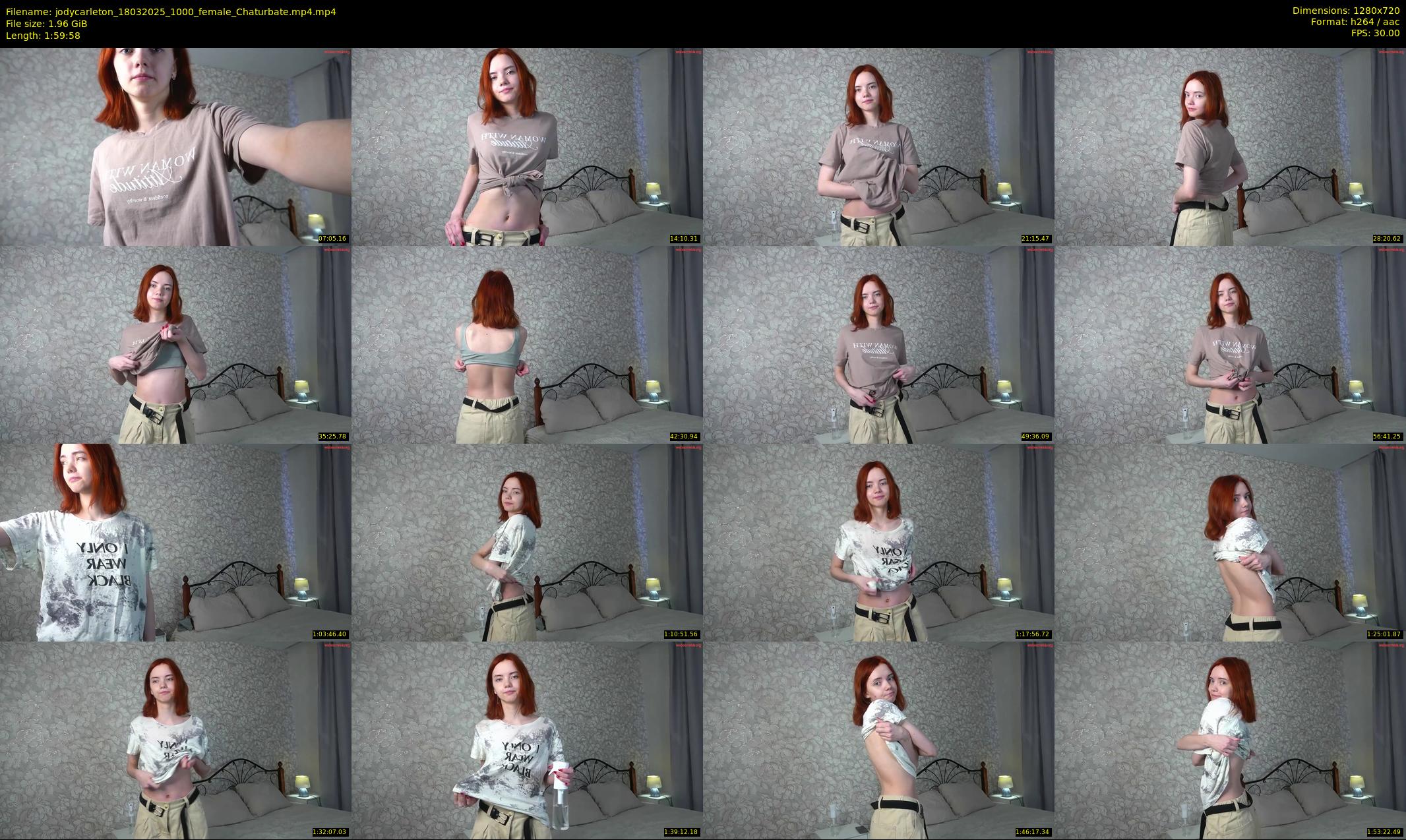 jodycarleton — 120 minute Chaturbate female cam show recording, 720p, Mar 18, 2025