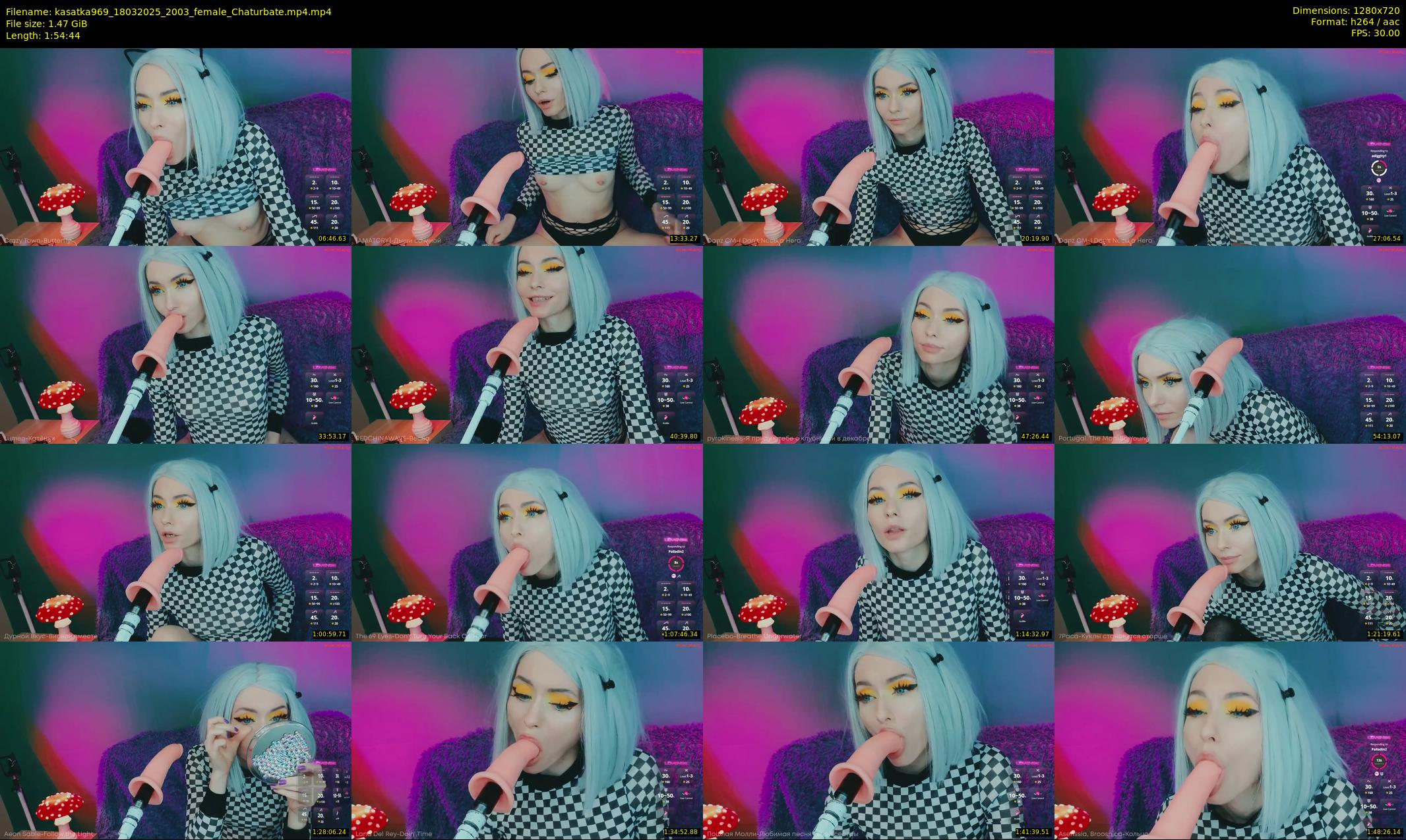 kasatka969 — 115 minute Chaturbate female cam show recording, 720p, Mar 18, 2025