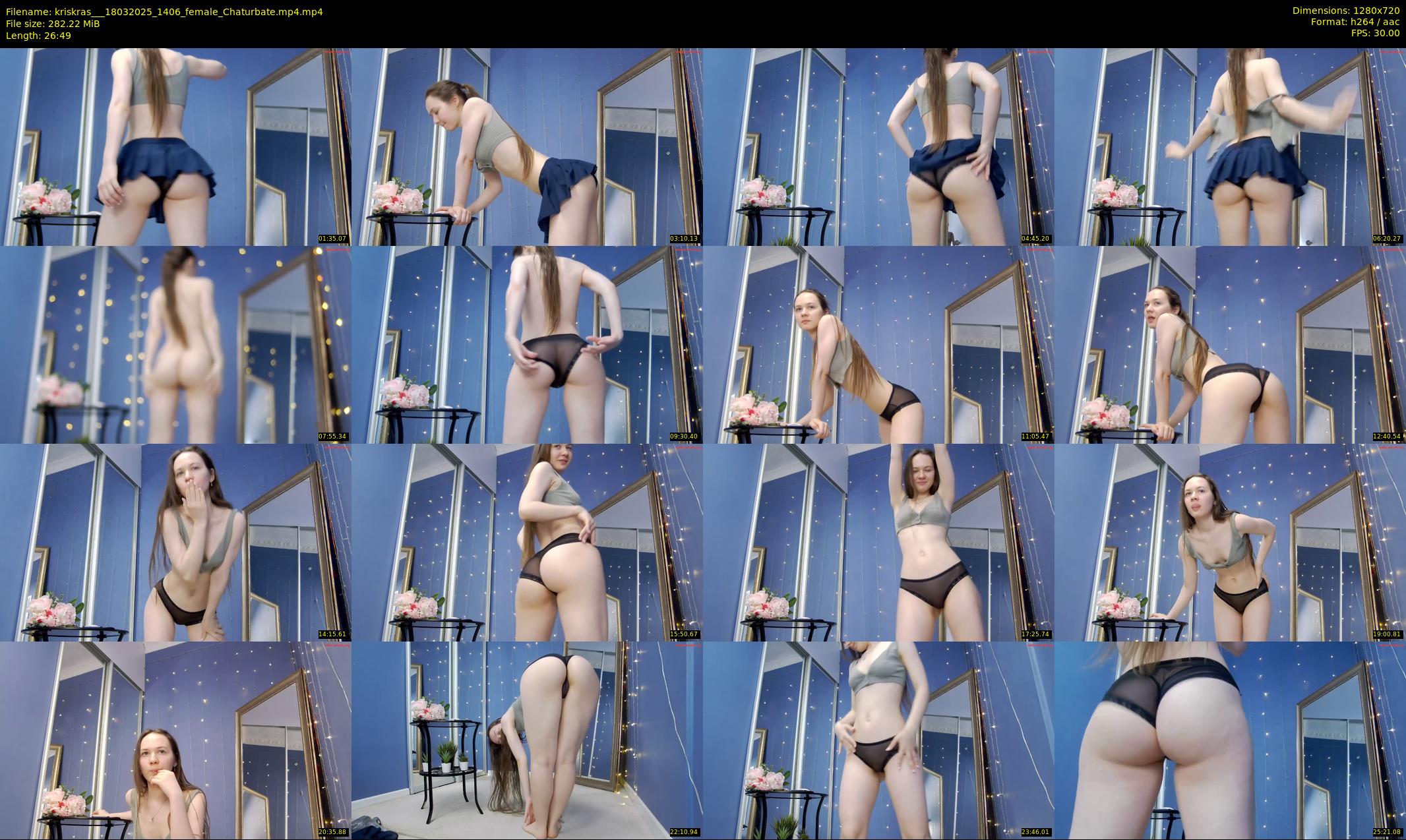 kriskras__ — 27 minute Chaturbate female cam show recording, 720p, Mar 18, 2025