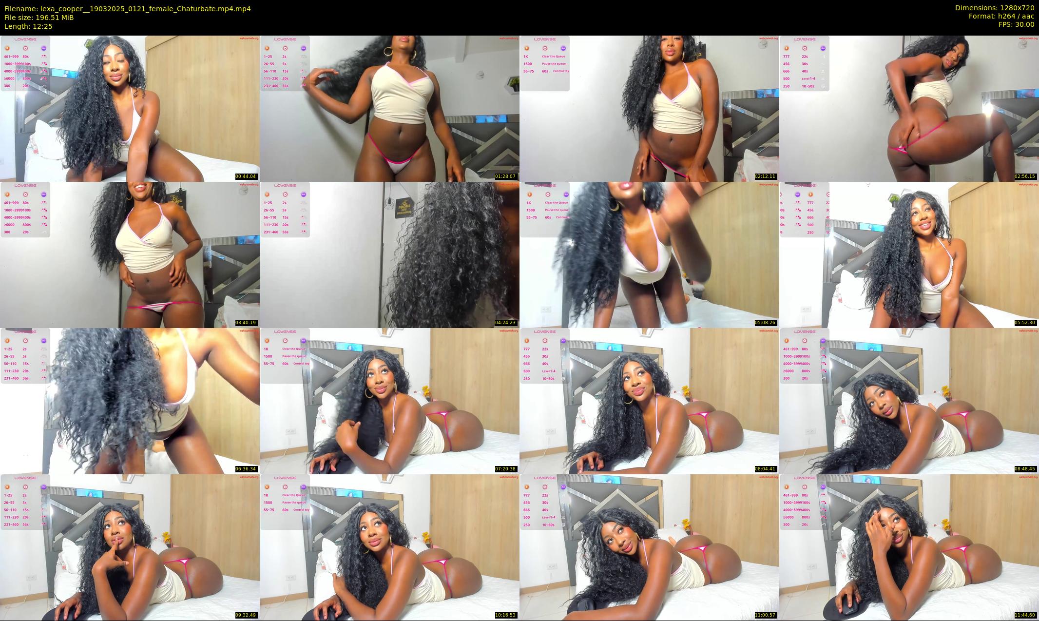lexa_cooper_ — 13 minute Chaturbate female cam show recording, 720p, Mar 19, 2025