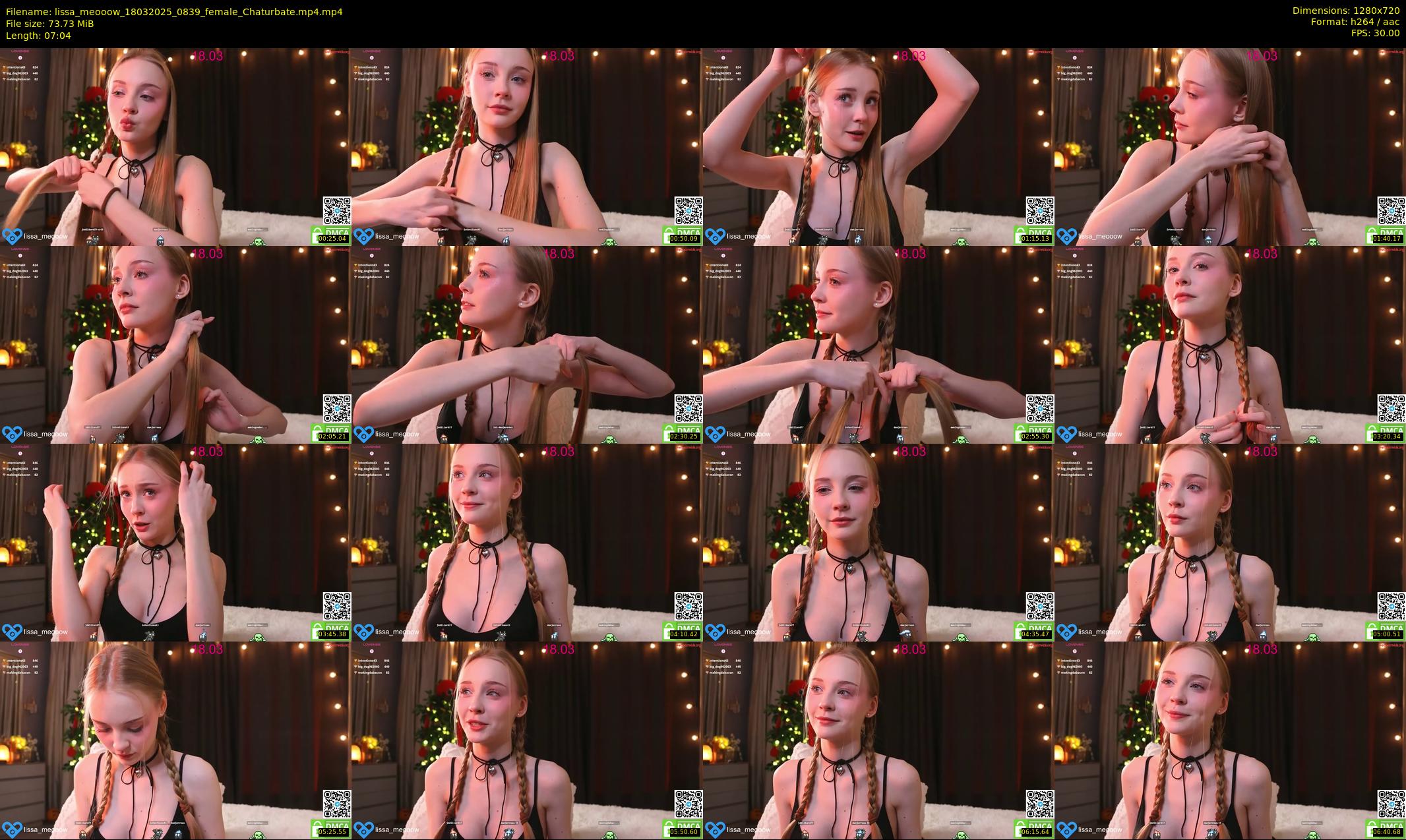 lissa_meooow — 8 minute Chaturbate female cam show recording, 720p, Mar 18, 2025