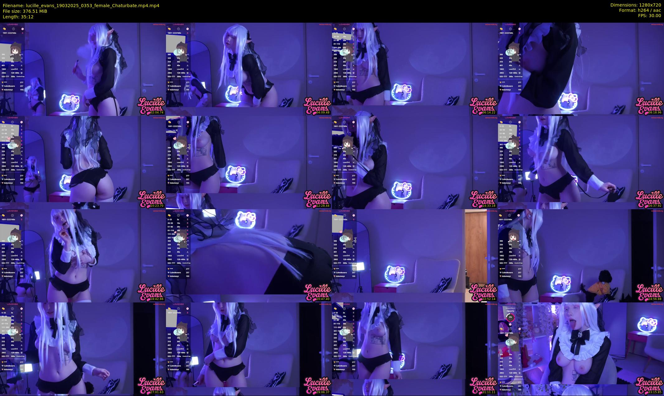 lucille_evans — 36 minute Chaturbate female cam show recording, 720p, Mar 19, 2025
