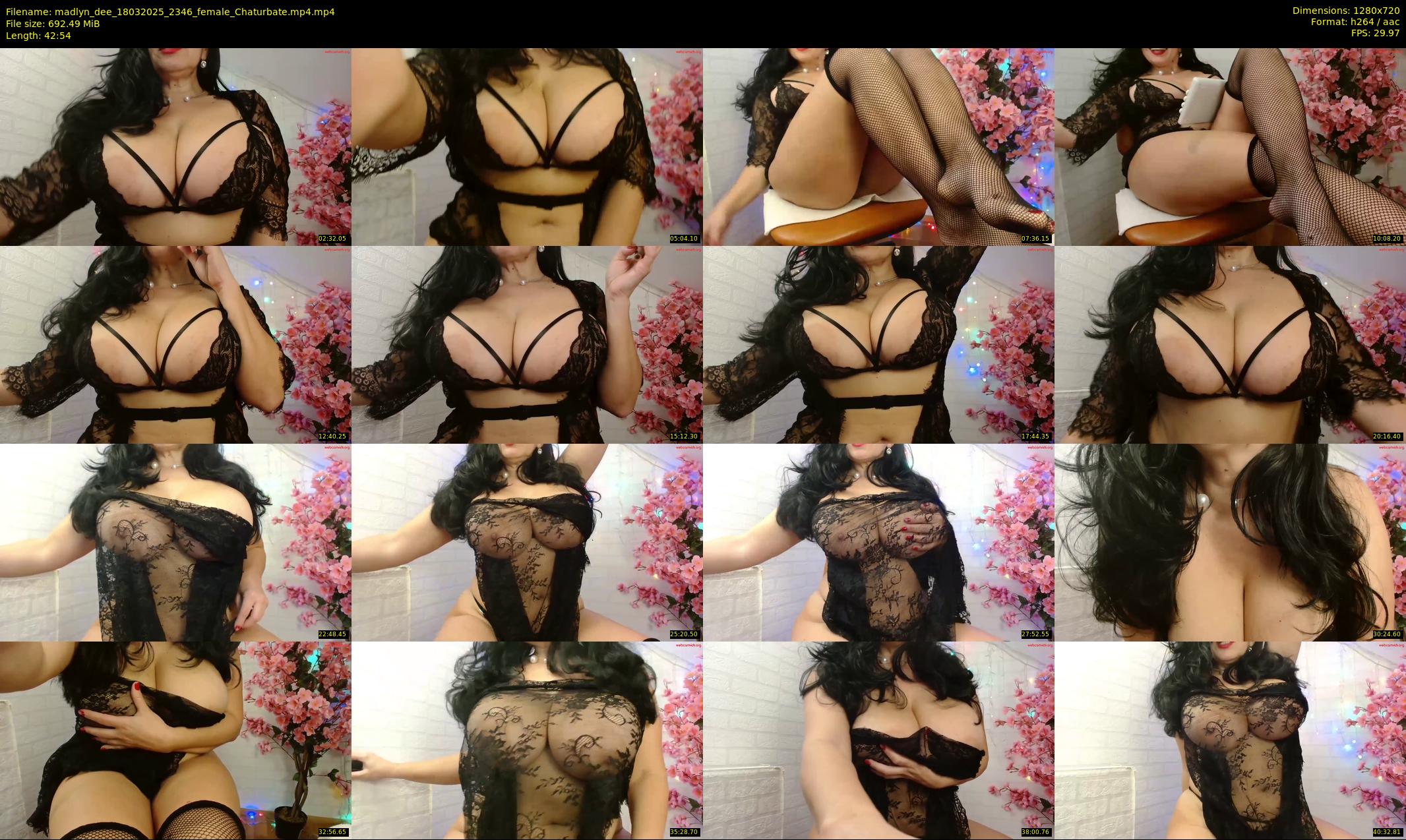 madlyn_dee — 43 minute Chaturbate female cam show recording, 720p, Mar 18, 2025