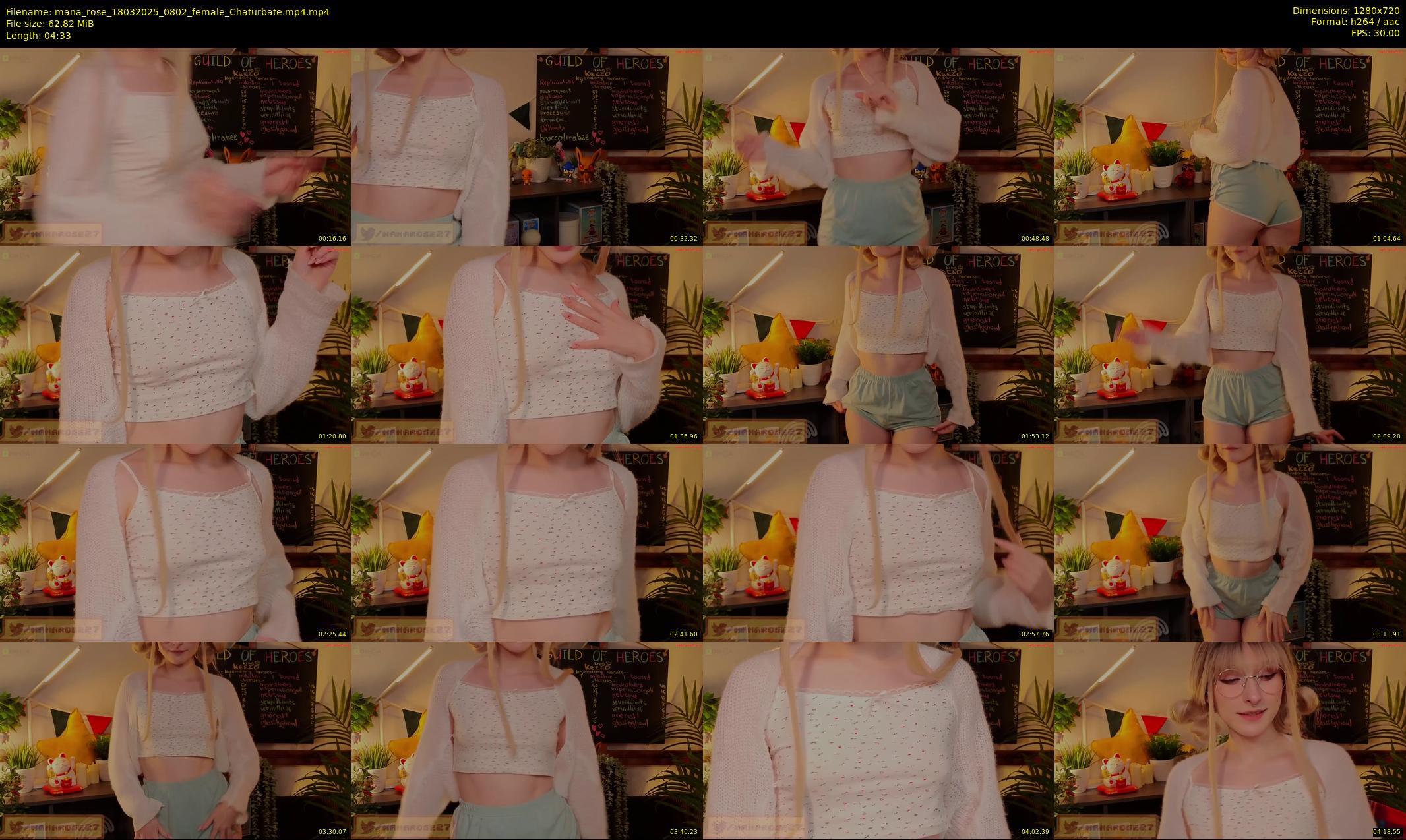 mana_rose — 5 minute Chaturbate female cam show recording, 720p, Mar 18, 2025