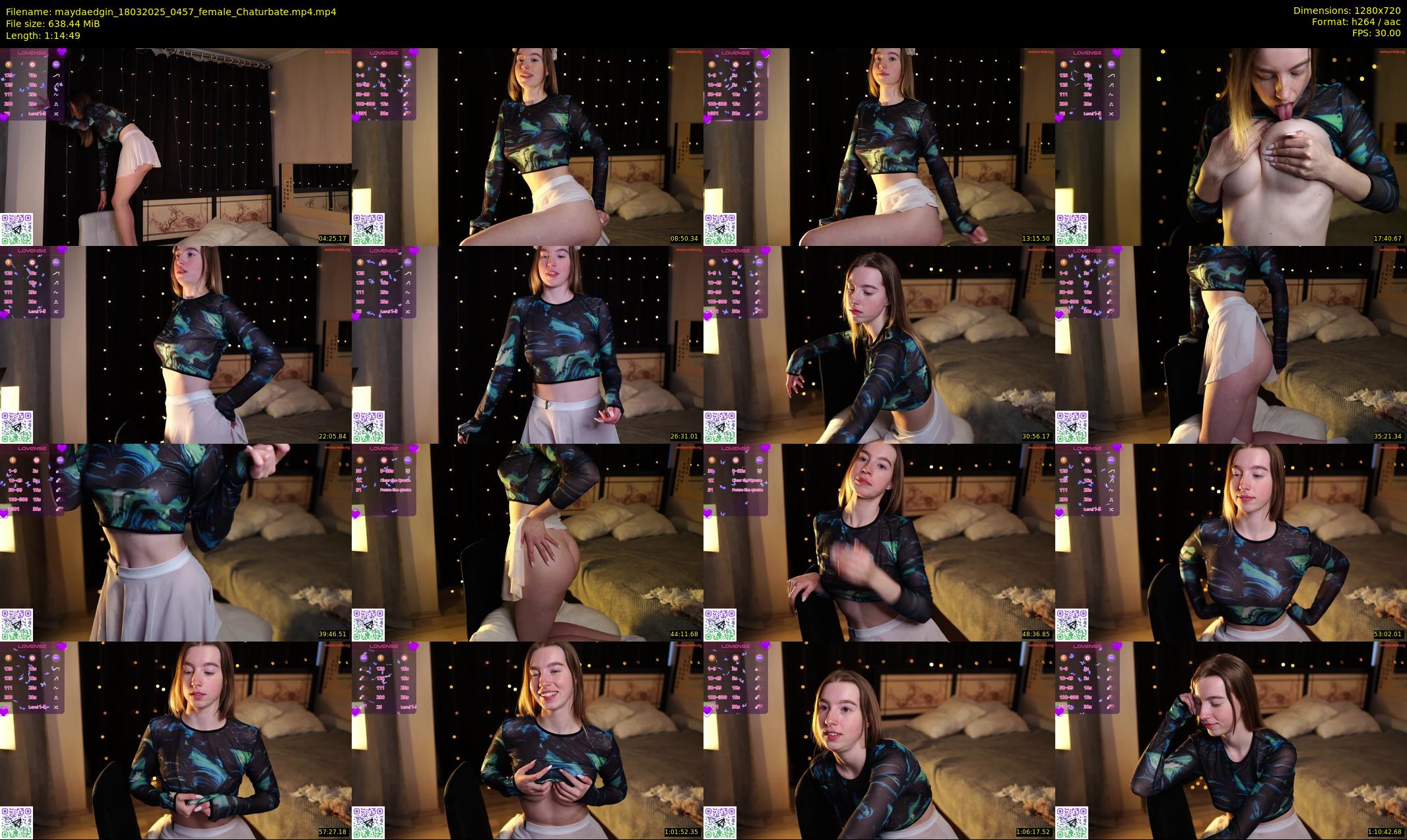 maydaedgin — 75 minute Chaturbate female cam show recording, 720p, Mar 18, 2025
