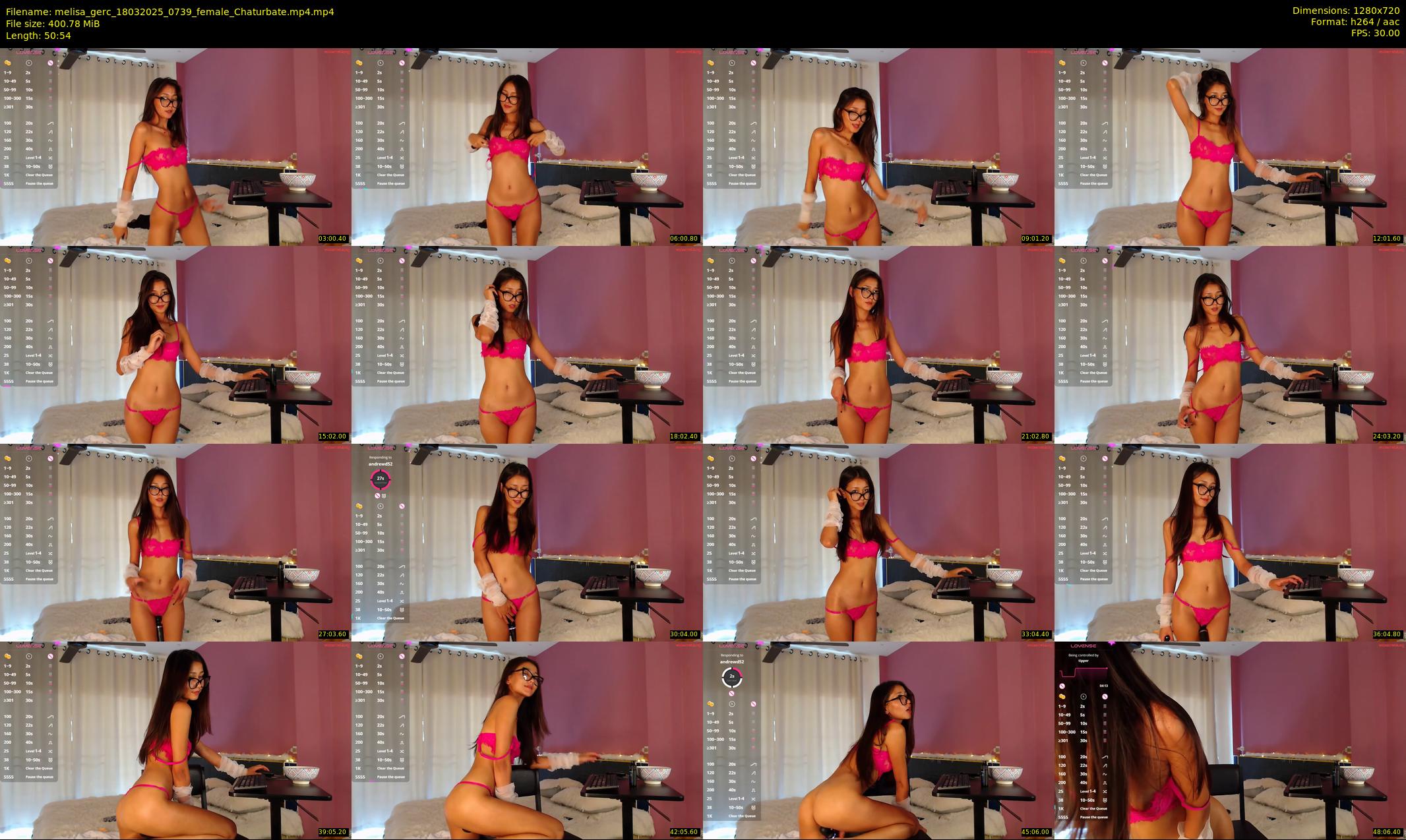 melisa_gerc — 51 minute Chaturbate female cam show recording, 720p, Mar 18, 2025