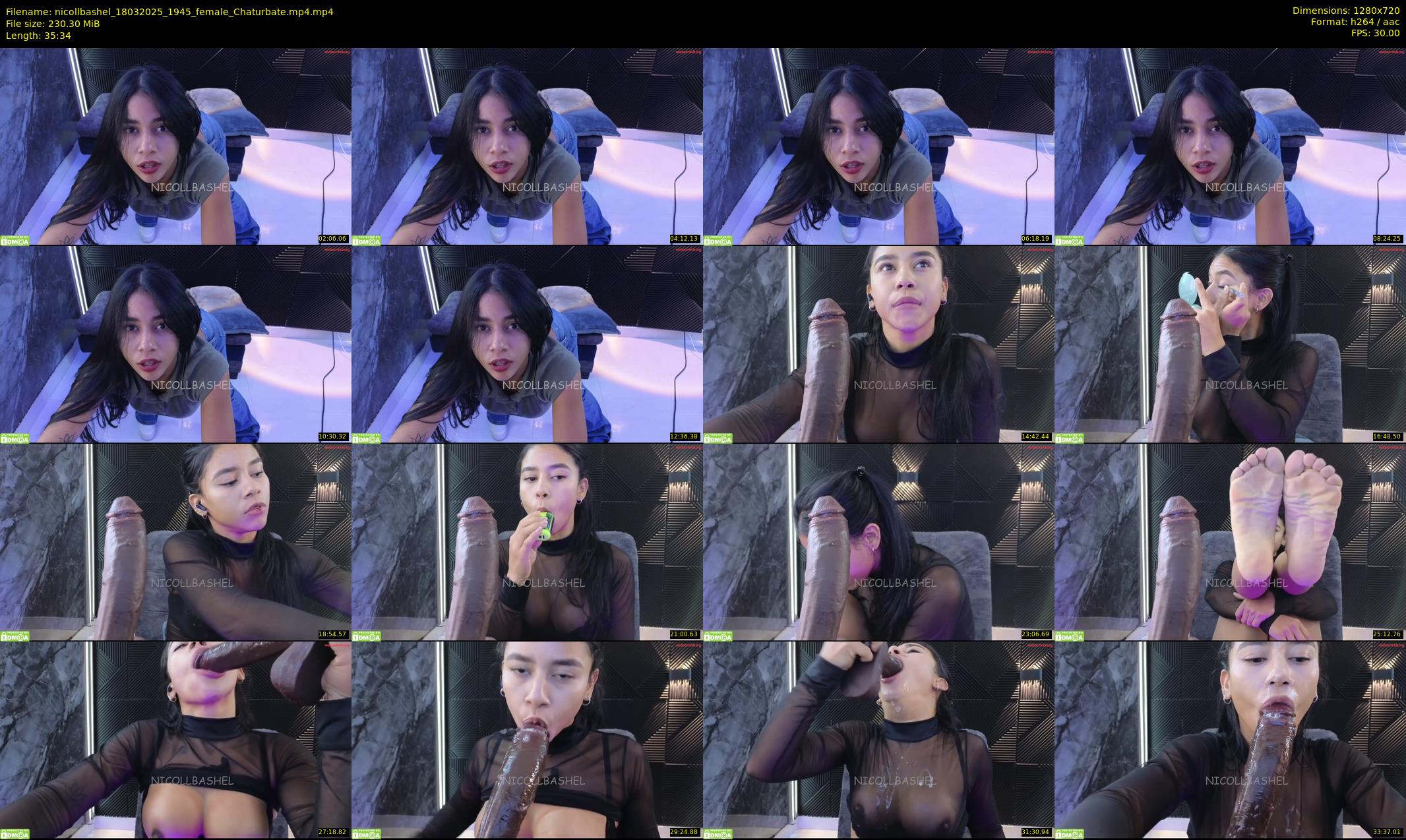 nicollbashel — 36 minute Chaturbate female cam show recording, 720p, Mar 18, 2025