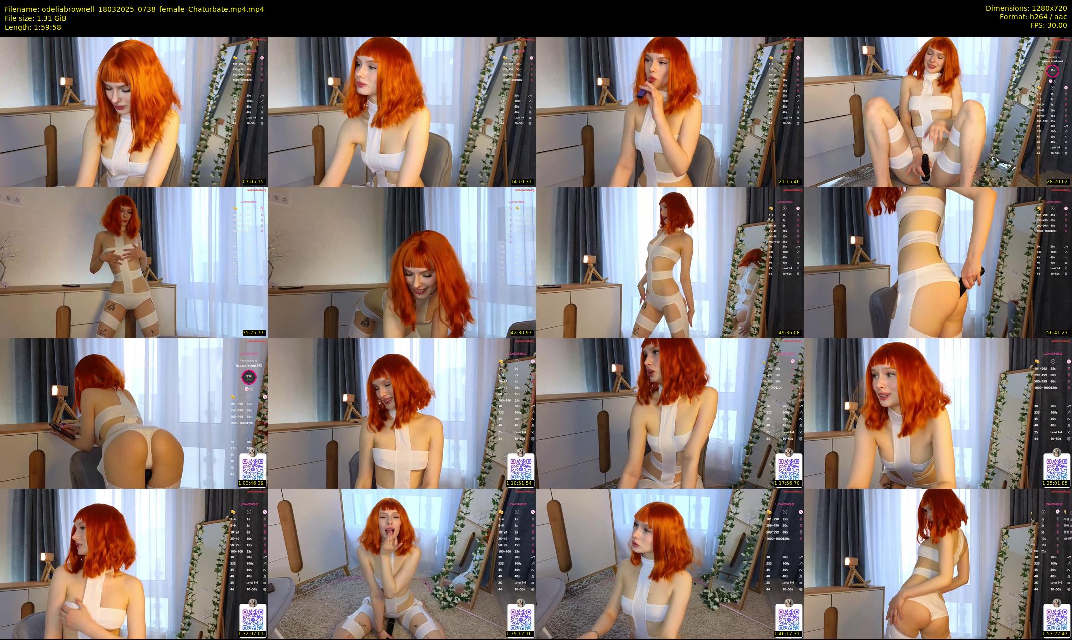 odeliabrownell — 120 minute Chaturbate female cam show recording, 720p, Mar 18, 2025