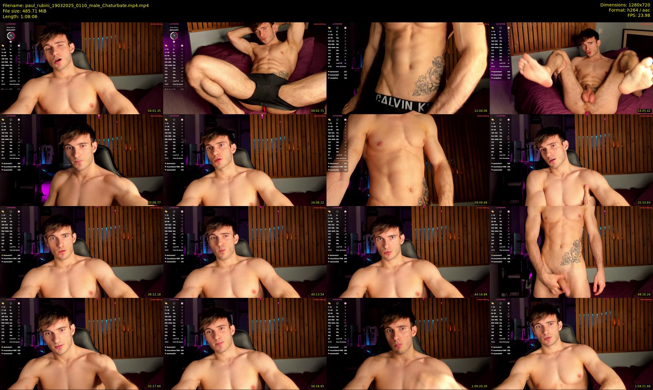 paul_rubini — 69 minute Chaturbate male cam show recording, 720p, Mar 19, 2025