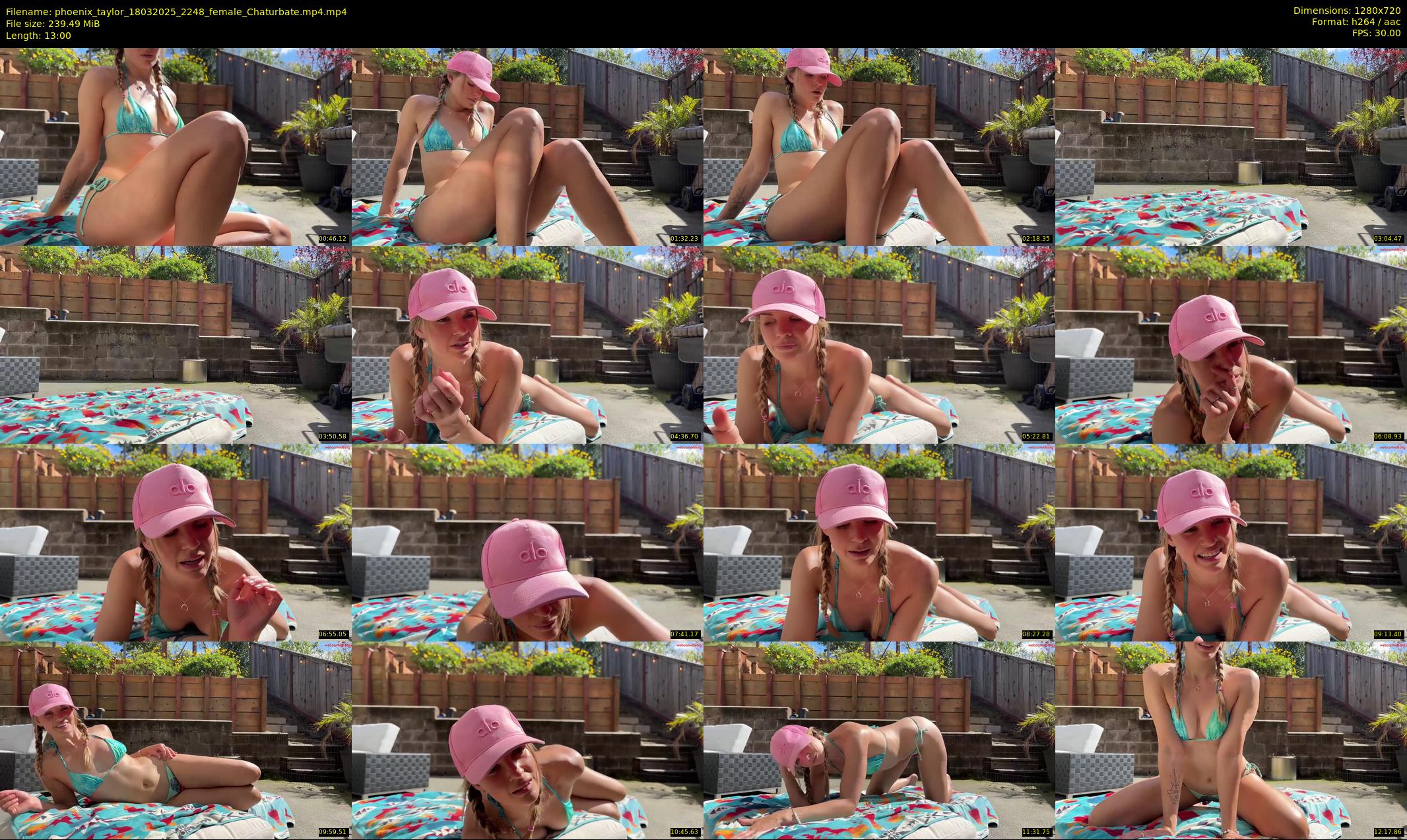 phoenix_taylor — 13 minute Chaturbate female cam show recording, 720p, Mar 18, 2025