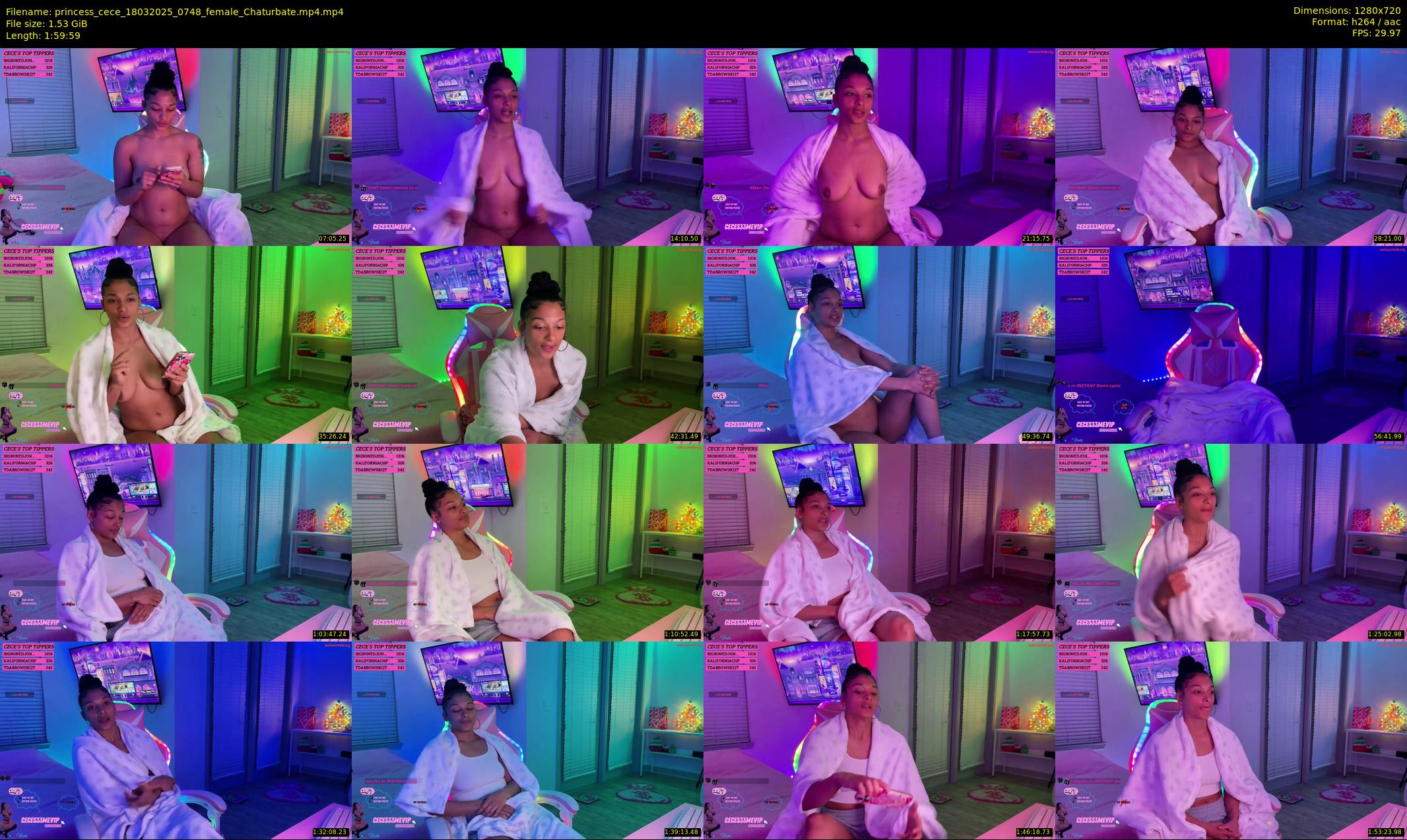 princess_cece — 120 minute Chaturbate female cam show recording, 720p, Mar 18, 2025
