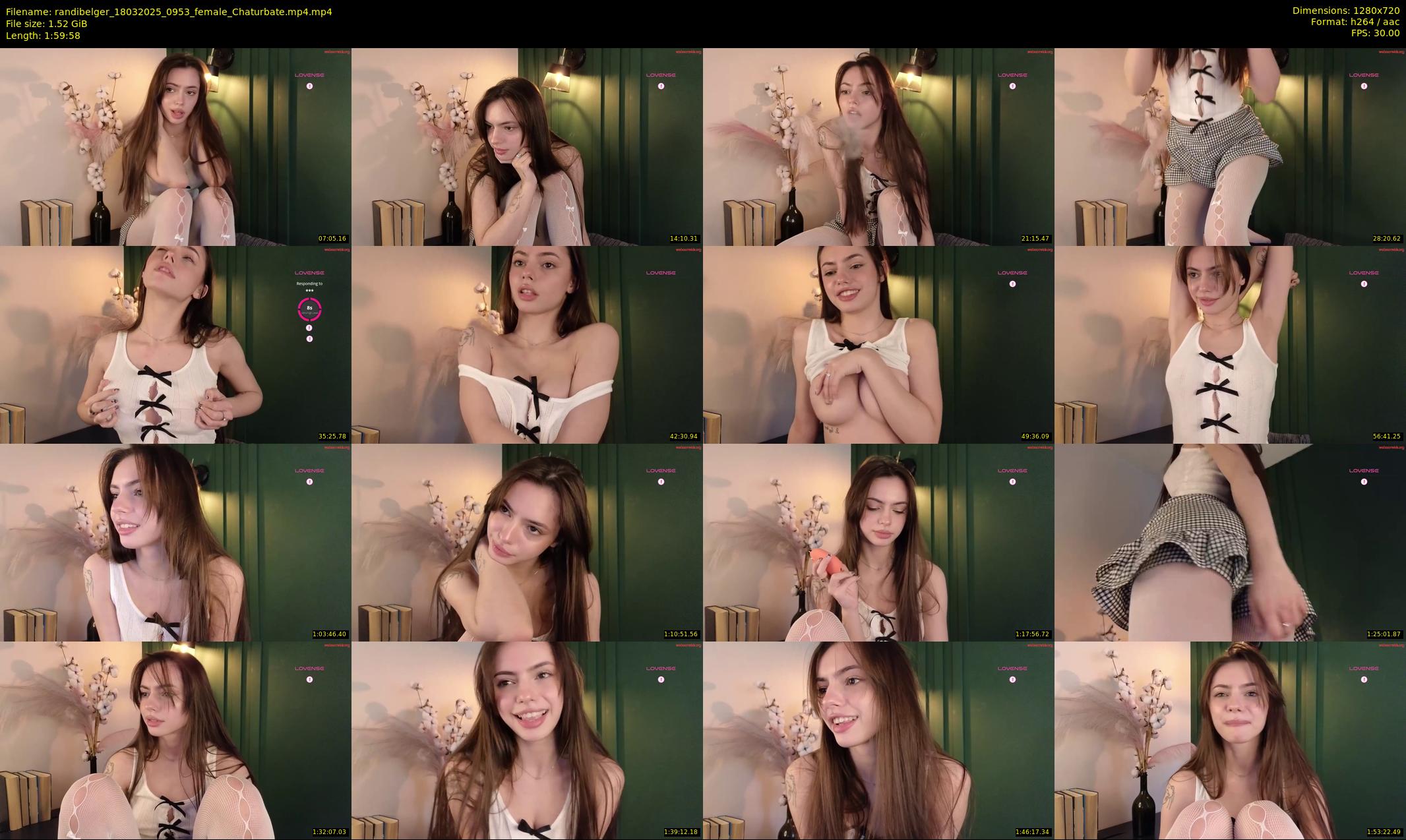randibelger — 120 minute Chaturbate female cam show recording, 720p, Mar 18, 2025