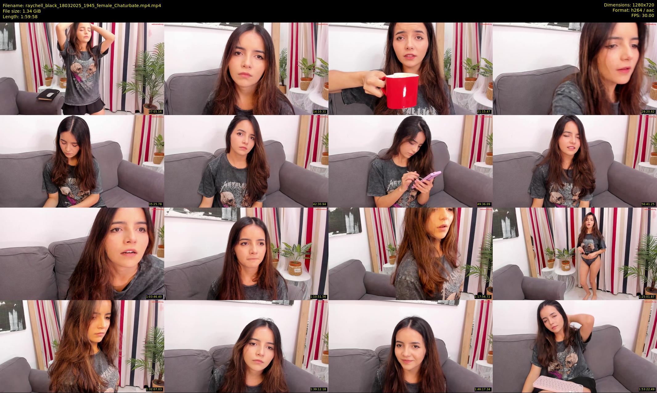 raychell_black — 120 minute Chaturbate female cam show recording, 720p, Mar 18, 2025